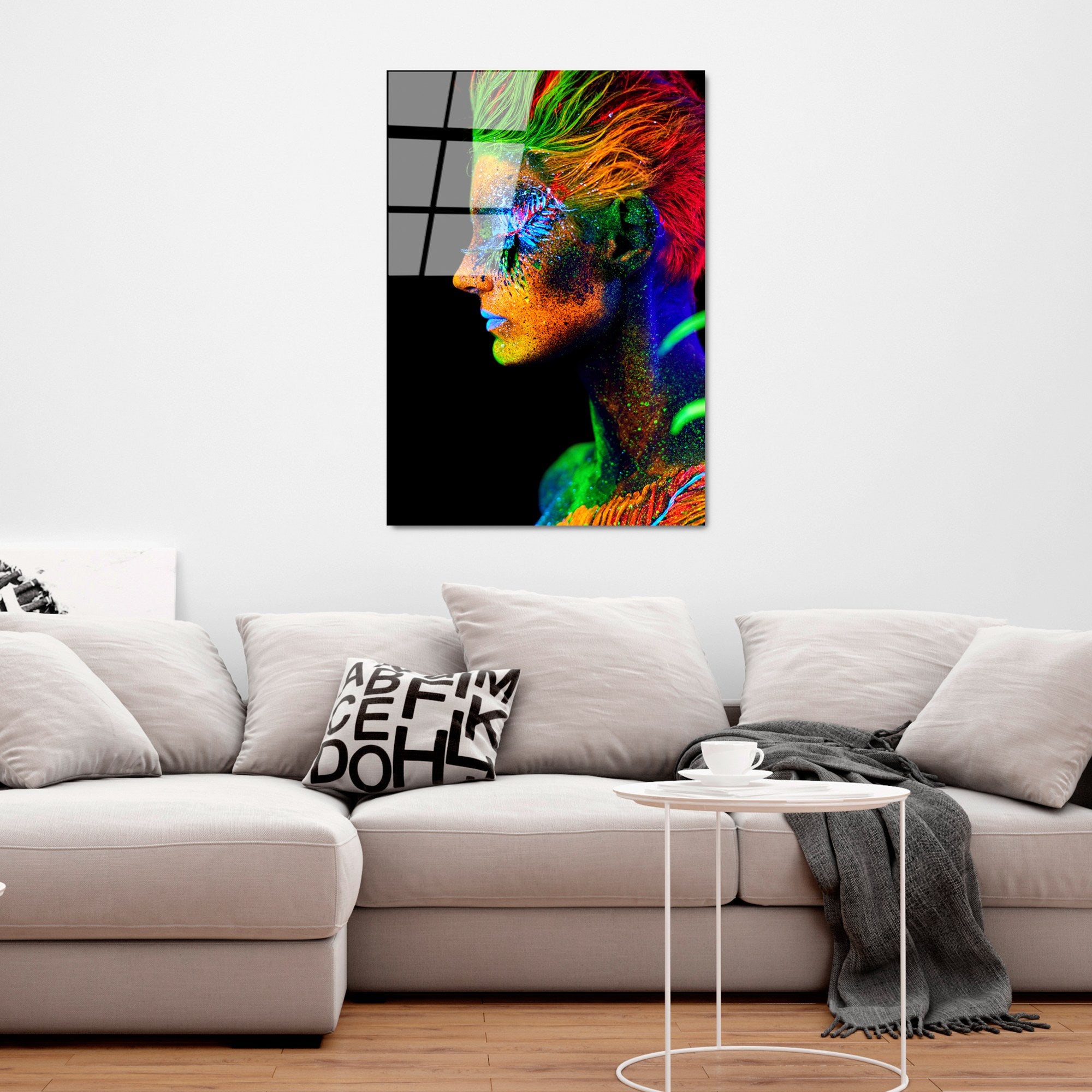 Quadro Decorativo em 100% Vidro Temperado Multicolor 70 x 100 cm (4 mm) – UV-221