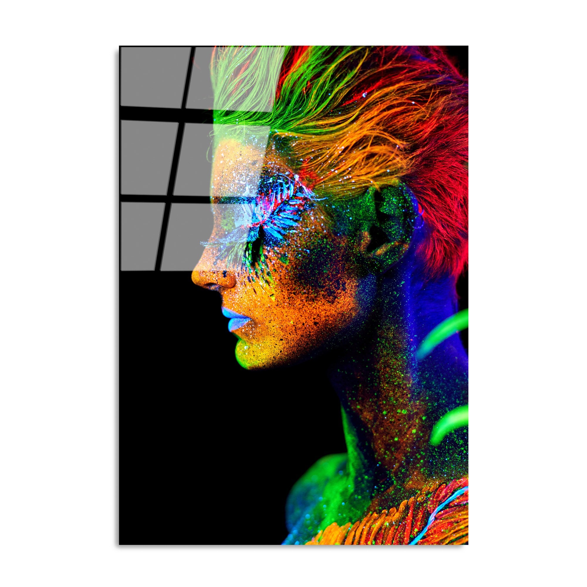 Quadro Decorativo em 100% Vidro Temperado Multicolor 70 x 100 cm (4 mm) – UV-221