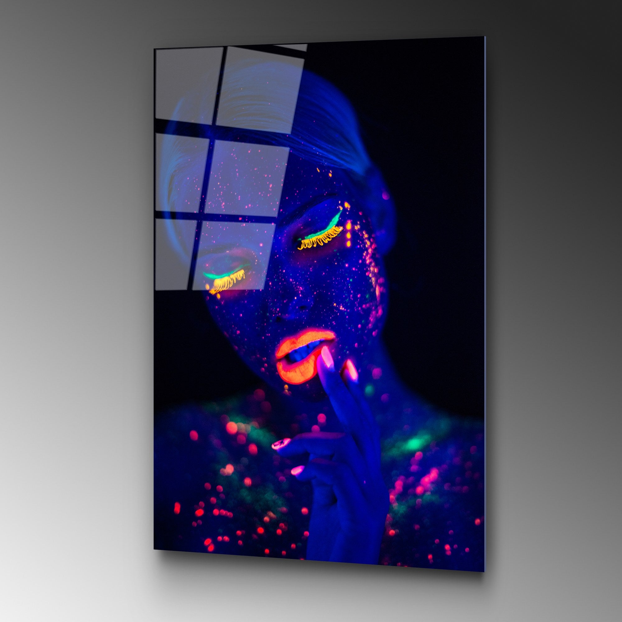 Quadro Decorativo em Vidro Temperado UV-222 (70 x 100 cm) – Multicolor, Vidro 4 mm