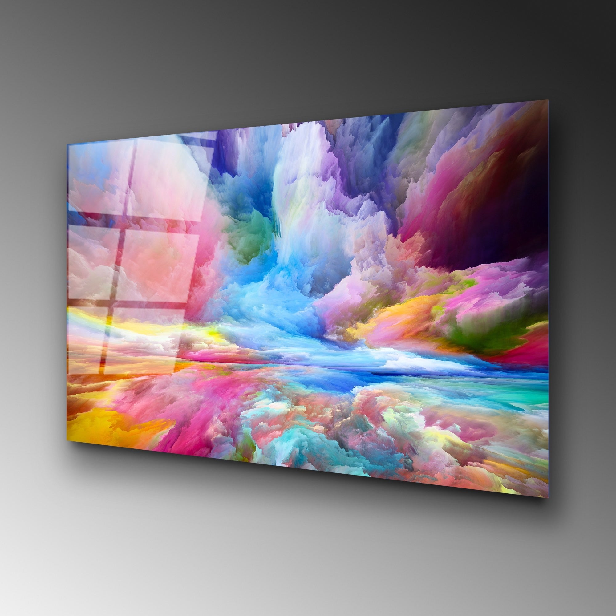 Quadro Decorativo em Vidro Temperado UV-223 70x100 cm (4 mm) - Multicolor