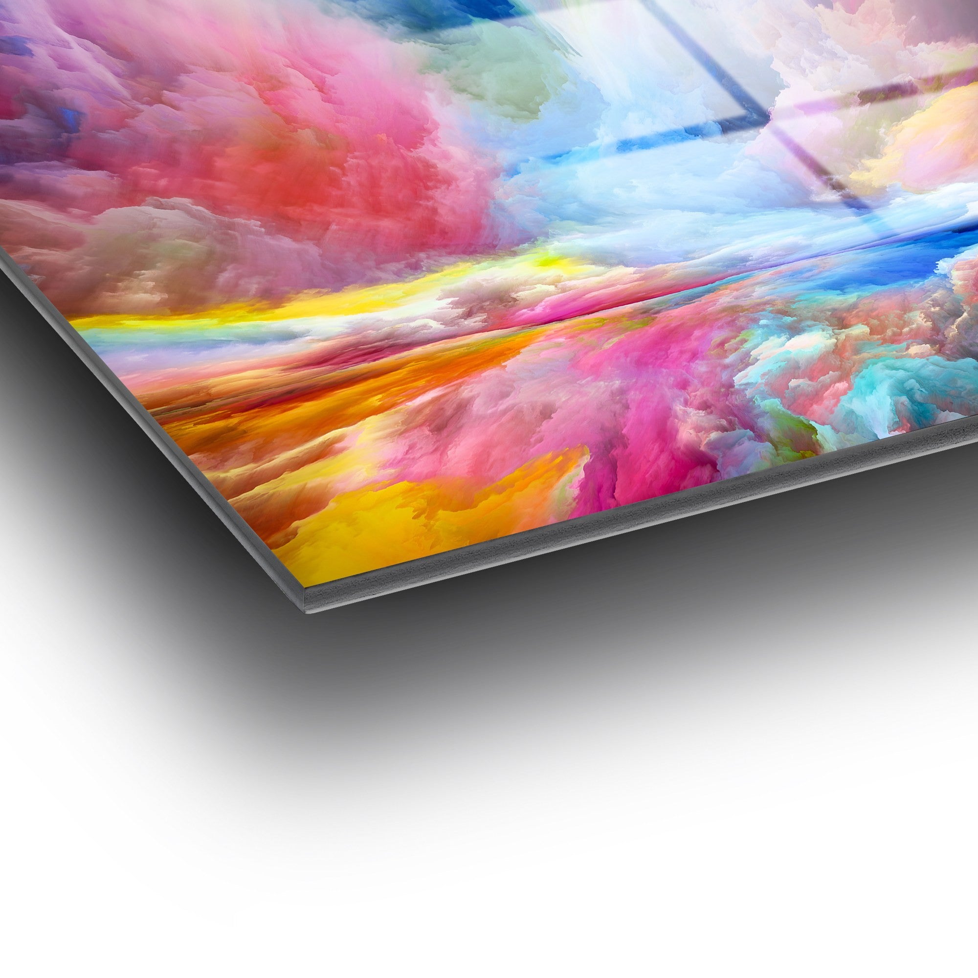 Quadro Decorativo em Vidro Temperado UV-223 70x100 cm (4 mm) - Multicolor