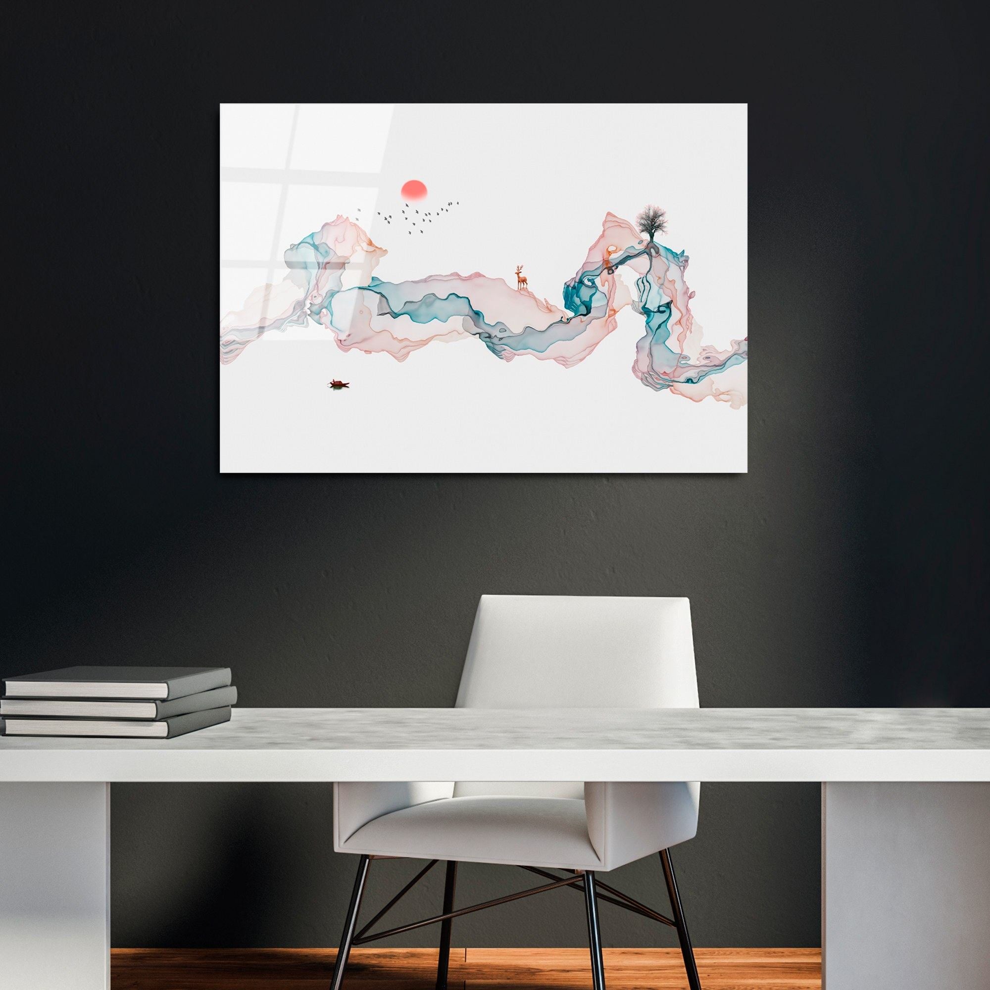Quadro Decorativo 100% Vidro Temperado UV-224, Multicolor, 70 x 100 cm (4 mm)