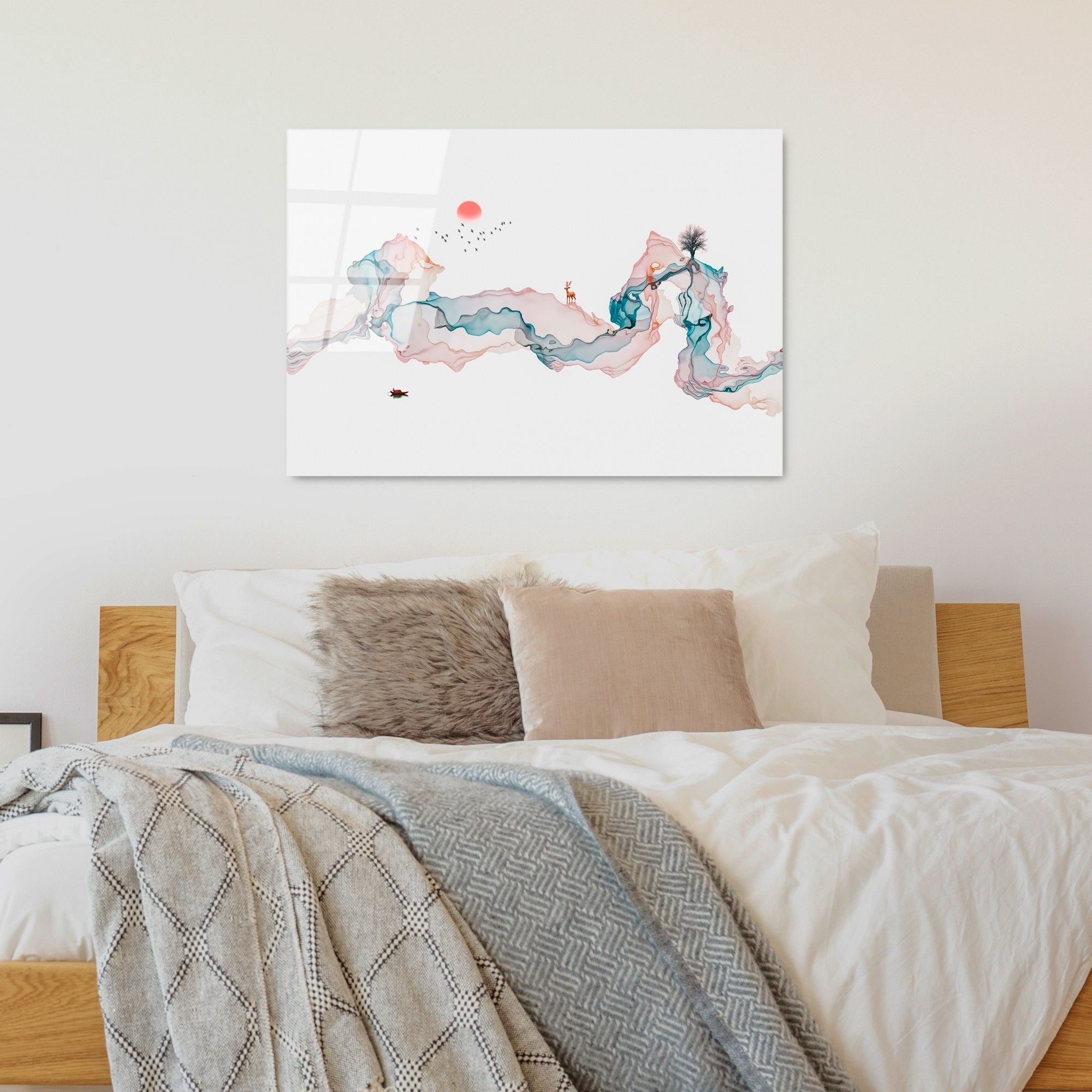 Quadro Decorativo 100% Vidro Temperado UV-224, Multicolor, 70 x 100 cm (4 mm)