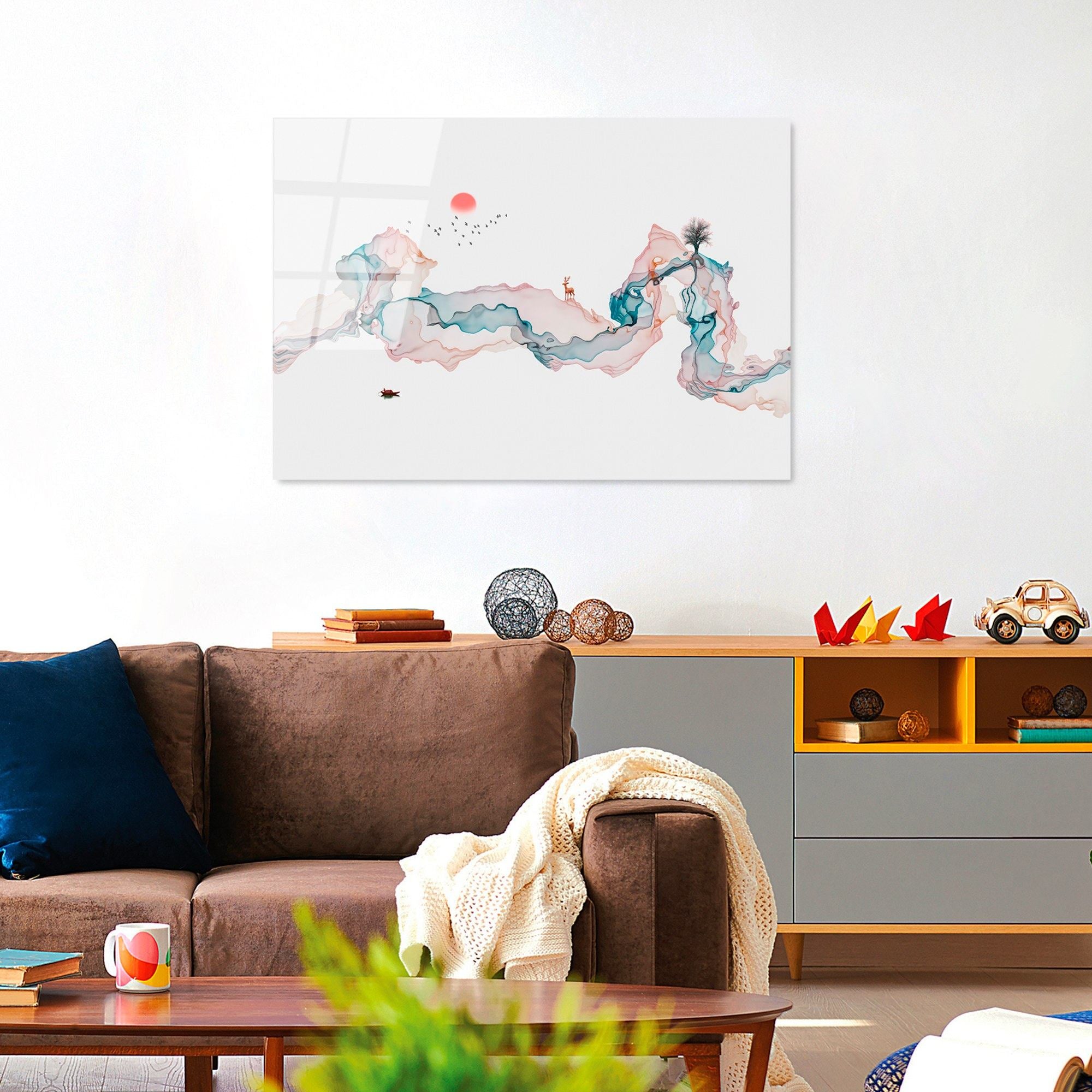 Quadro Decorativo 100% Vidro Temperado UV-224, Multicolor, 70 x 100 cm (4 mm)