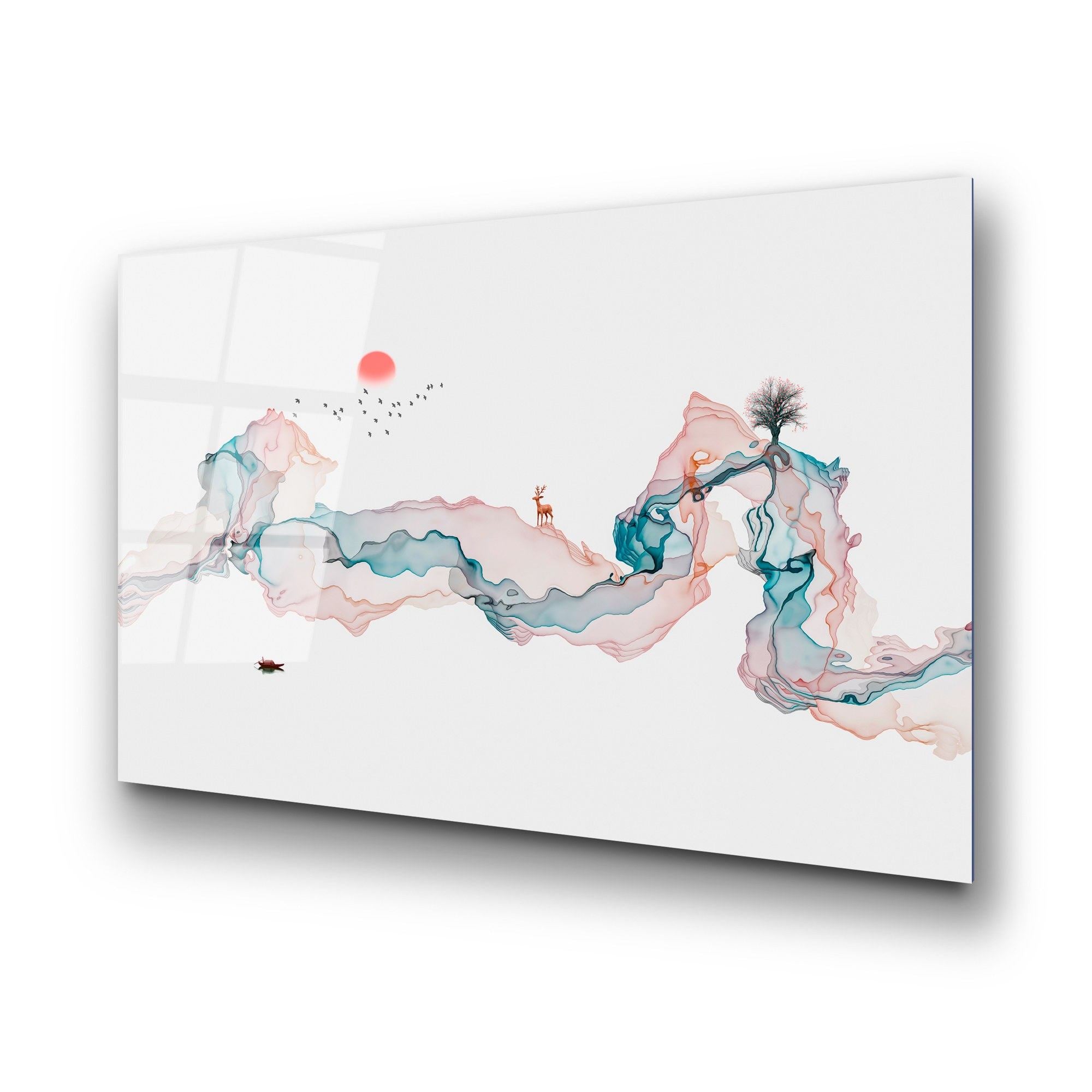 Quadro Decorativo 100% Vidro Temperado UV-224, Multicolor, 70 x 100 cm (4 mm)