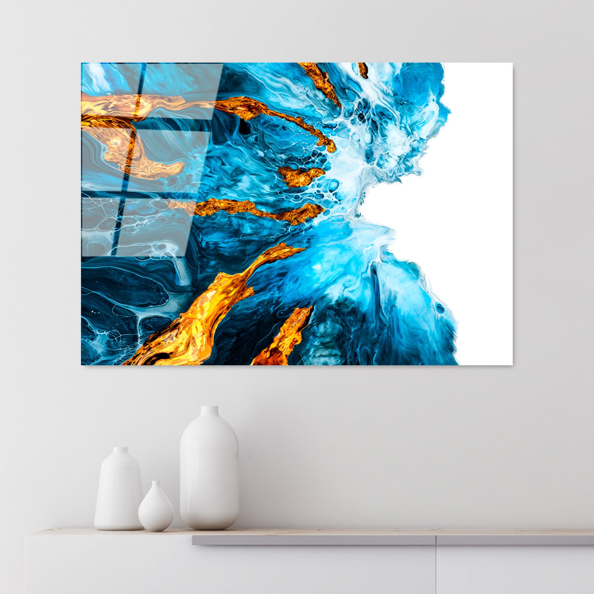 Quadro Decorativo em Vidro Temperado UV-225, 70x100 cm, Multicolor, 4 mm