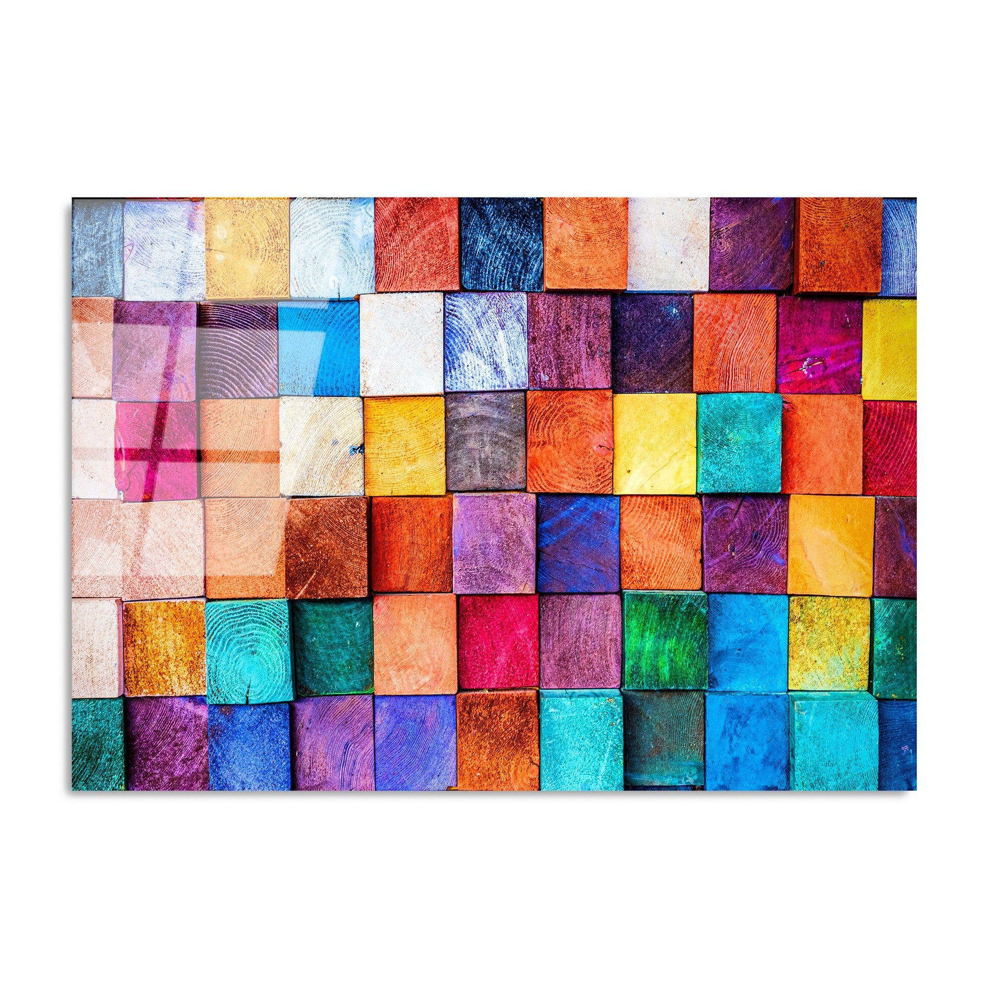 Quadro Decorativo em Vidro Temperado UV-226 70x100 cm Multicolor (4 mm)