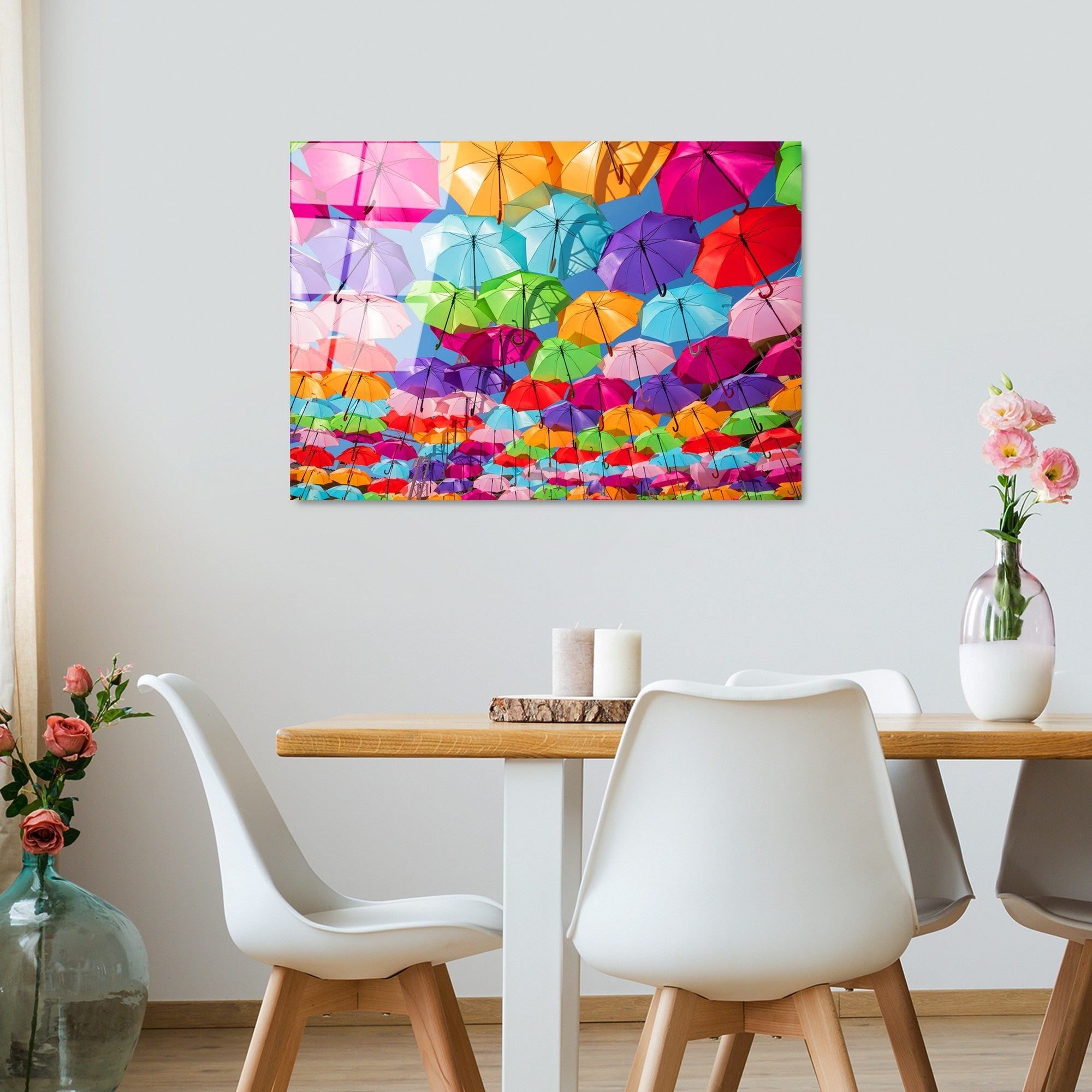 Quadro Decorativo em 100% Vidro Temperado UV-227 (70x100 cm), Multicolor, 4 mm