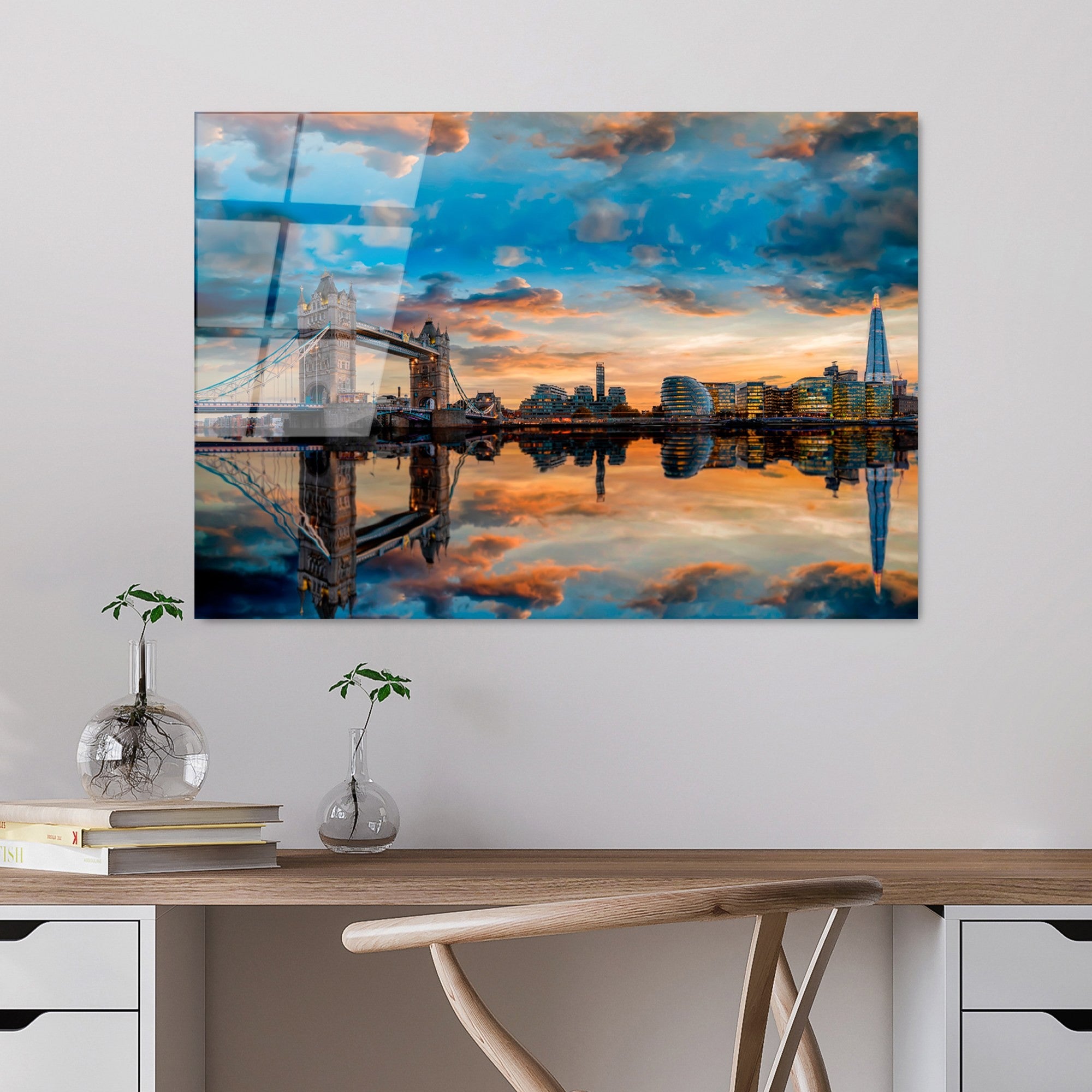 Quadro Decorativo em Vidro Temperado Multicolor UV-230 (70 x 100 cm, 4 mm)