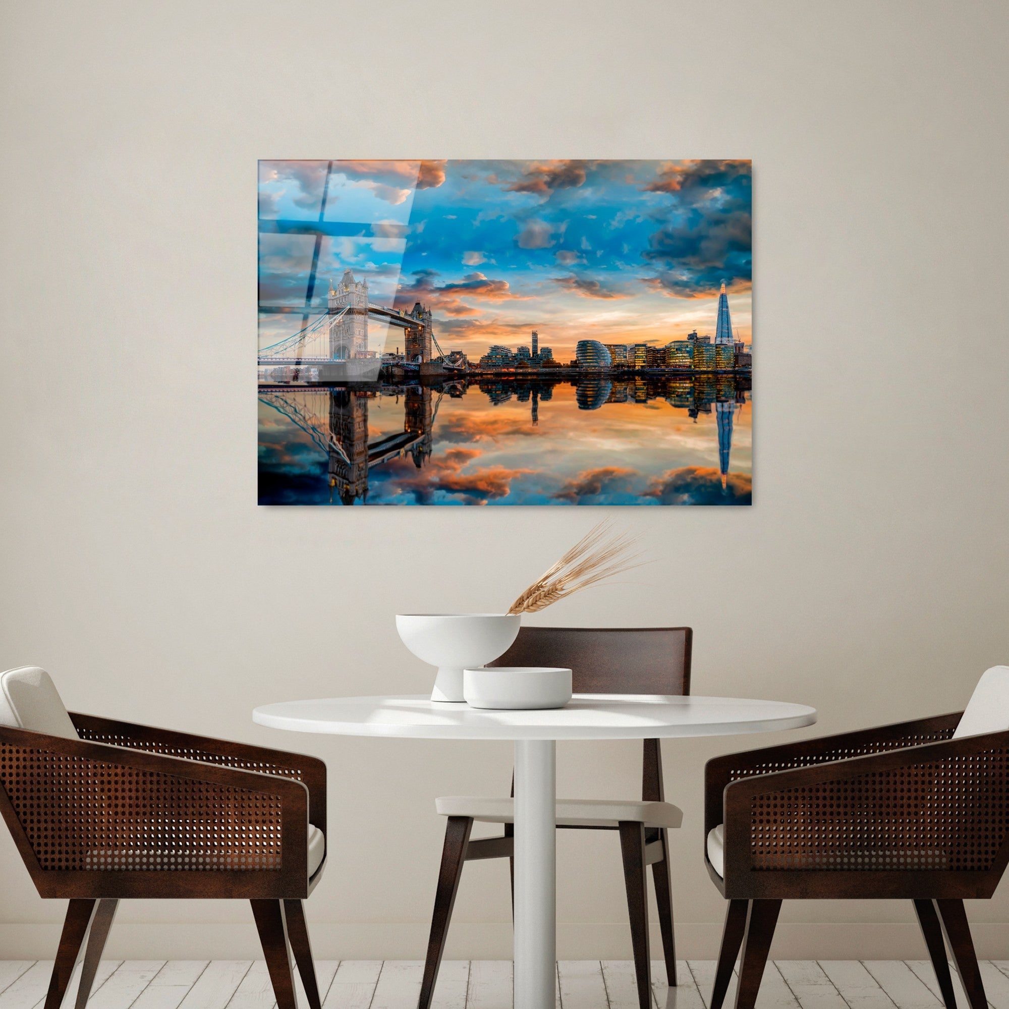 Quadro Decorativo em Vidro Temperado Multicolor UV-230 (70 x 100 cm, 4 mm)