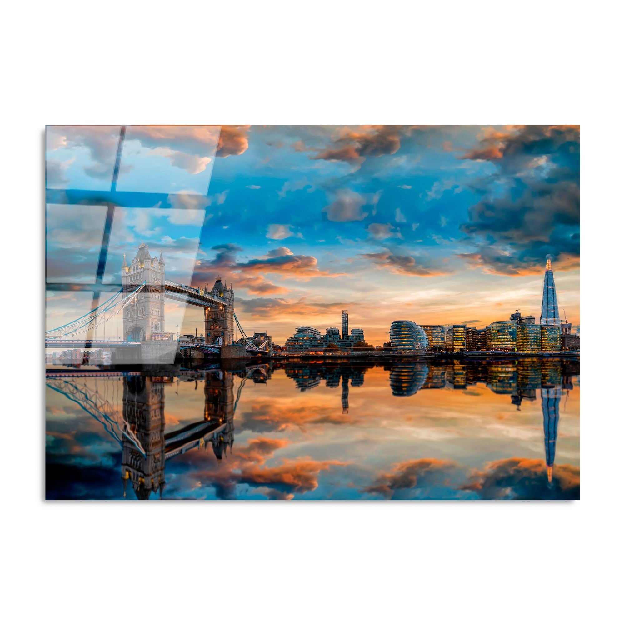 Quadro Decorativo em Vidro Temperado Multicolor UV-230 (70 x 100 cm, 4 mm)