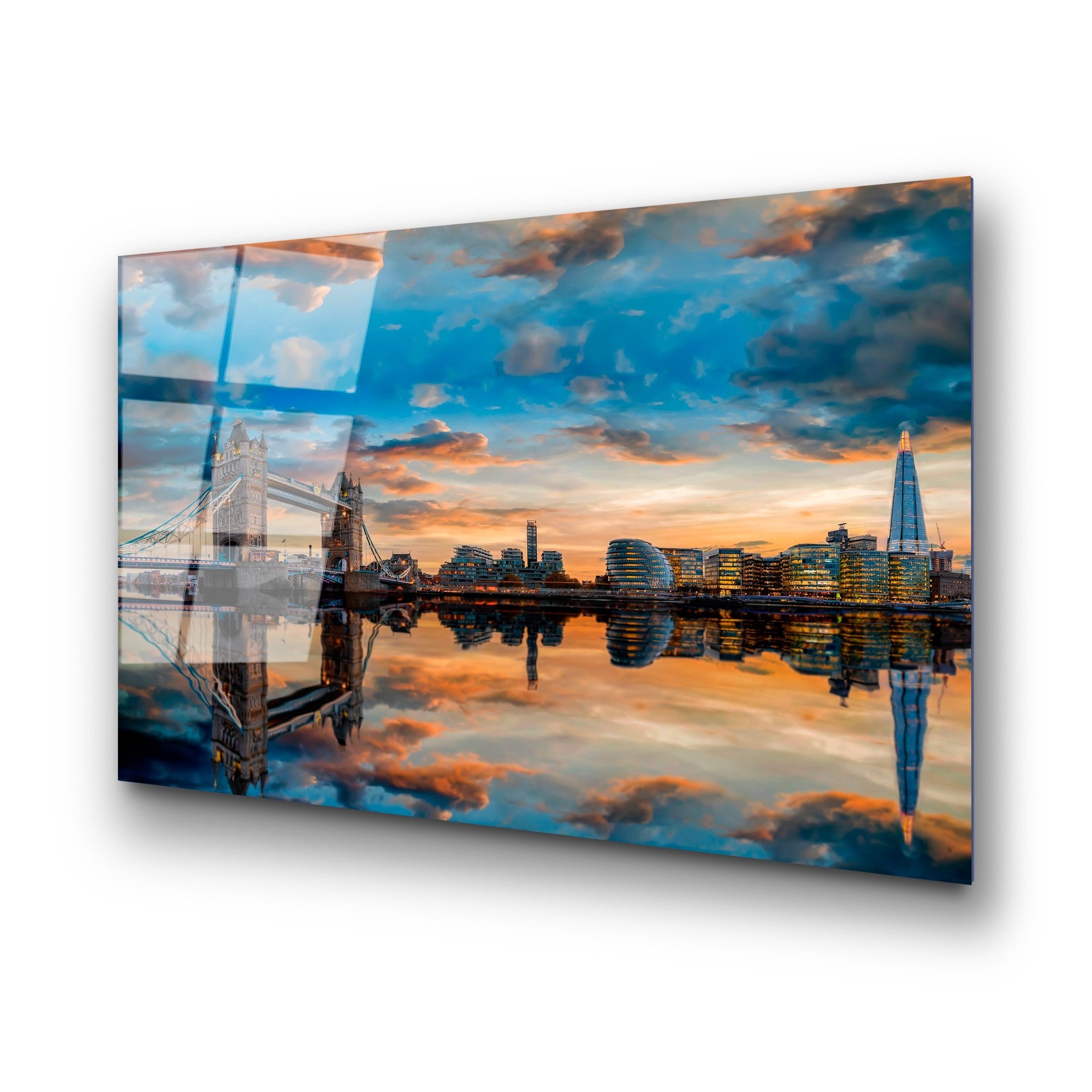 Quadro Decorativo em Vidro Temperado Multicolor UV-230 (70 x 100 cm, 4 mm)