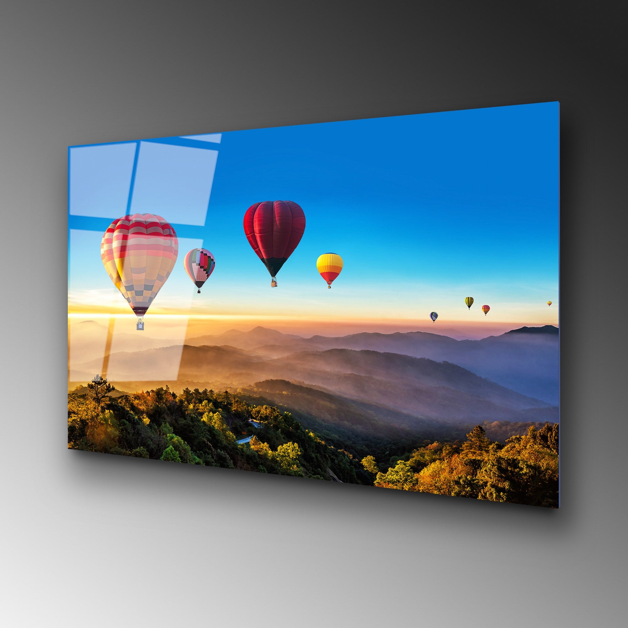 Quadro Decorativo em Vidro Temperado UV-236 (70x100 cm) – Multicolor, 4 mm