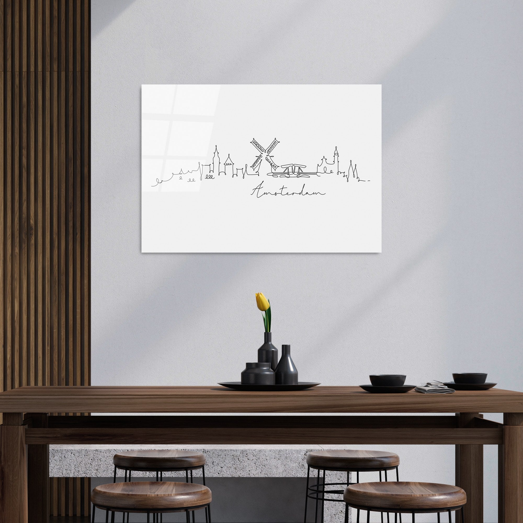 Quadro Decorativo em Vidro Temperado UV-237, 70 x 100 cm, Multicolor (4 mm)