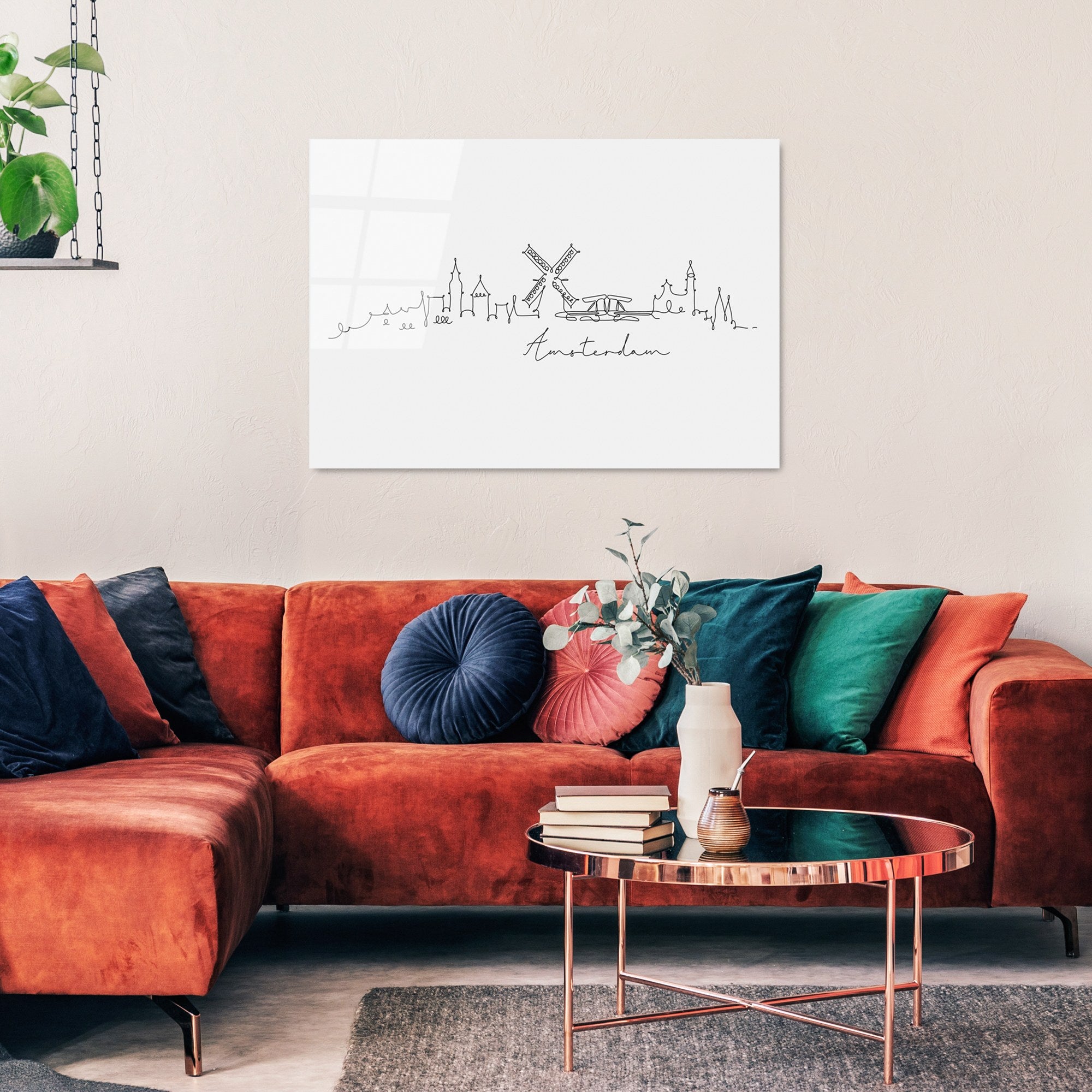 Quadro Decorativo em Vidro Temperado UV-237, 70 x 100 cm, Multicolor (4 mm)