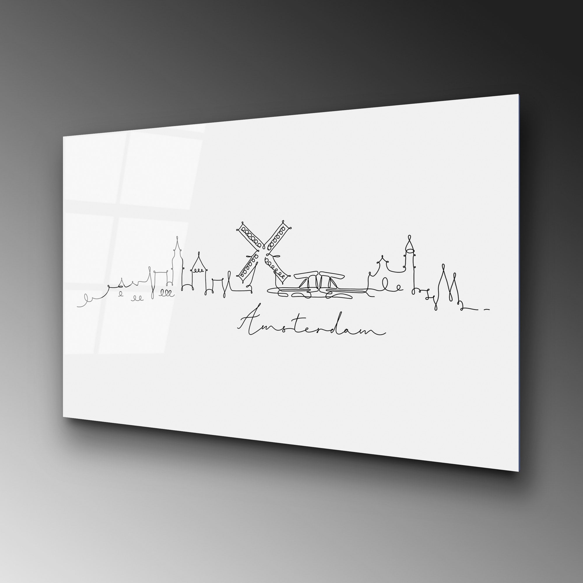 Quadro Decorativo em Vidro Temperado UV-237, 70 x 100 cm, Multicolor (4 mm)