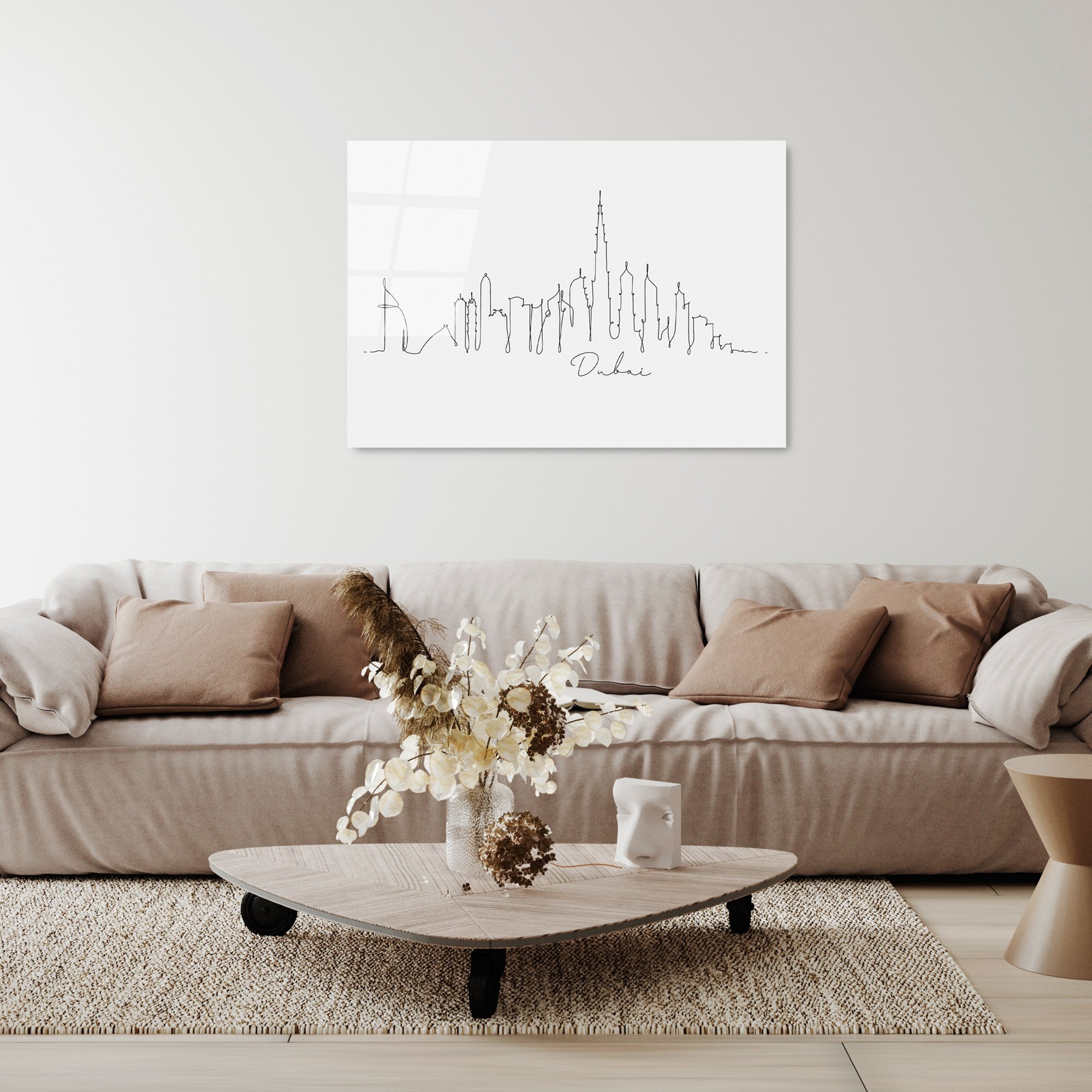 Quadro Decorativo em Vidro Temperado Multicolor 70x100 cm (4 mm) – UV-239