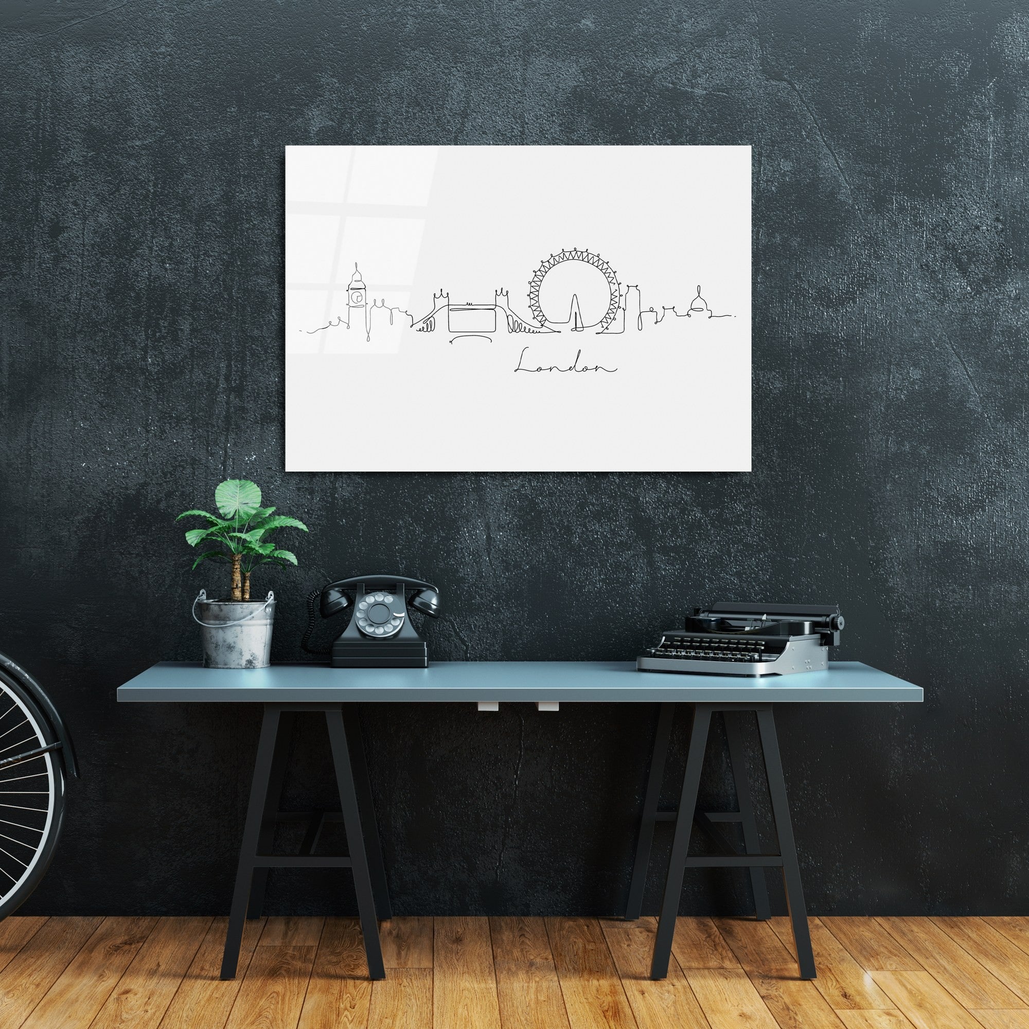 Quadro Decorativo em Vidro Temperado 4 mm UV-240 — 70 x 100 cm, Multicolor