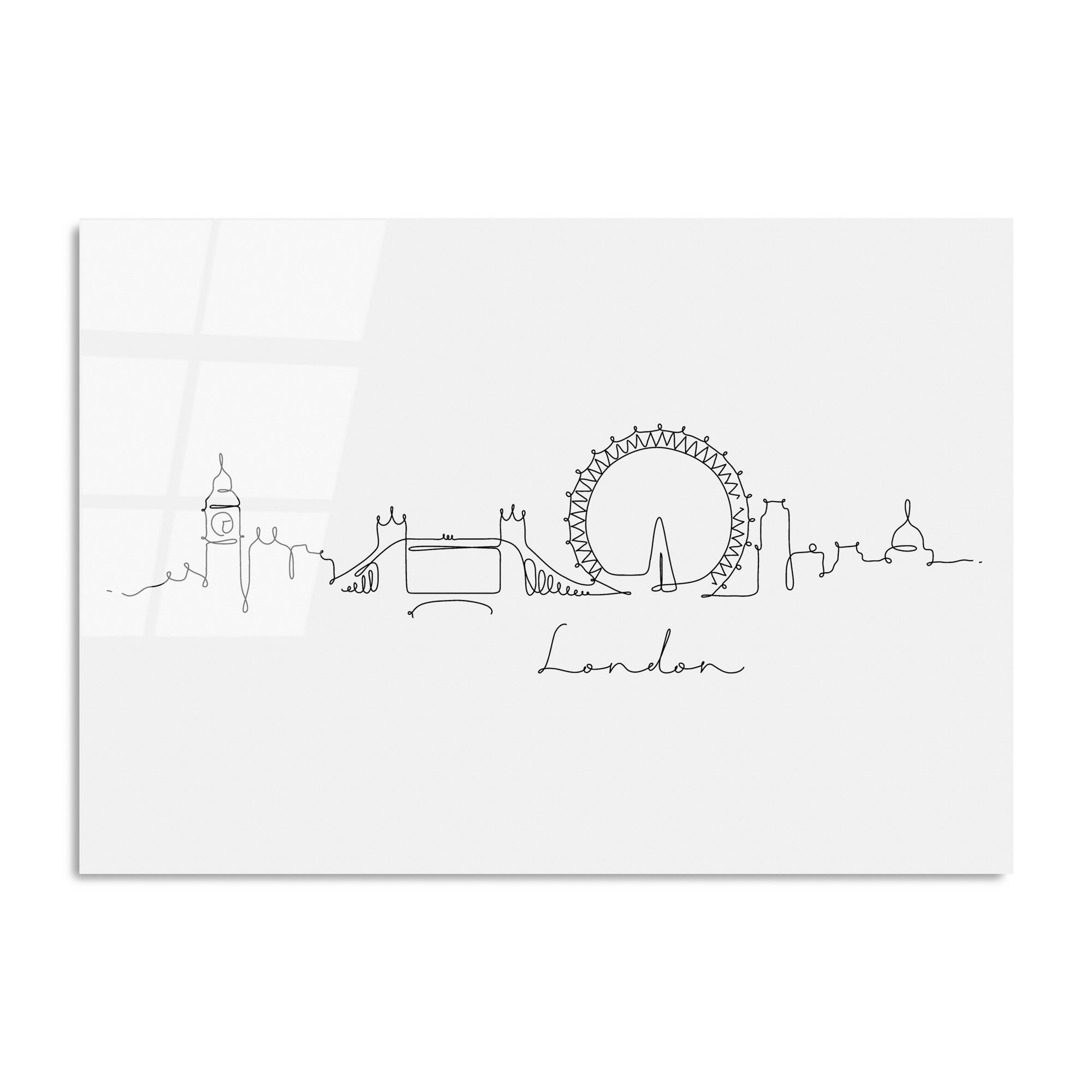 Quadro Decorativo em Vidro Temperado 4 mm UV-240 — 70 x 100 cm, Multicolor