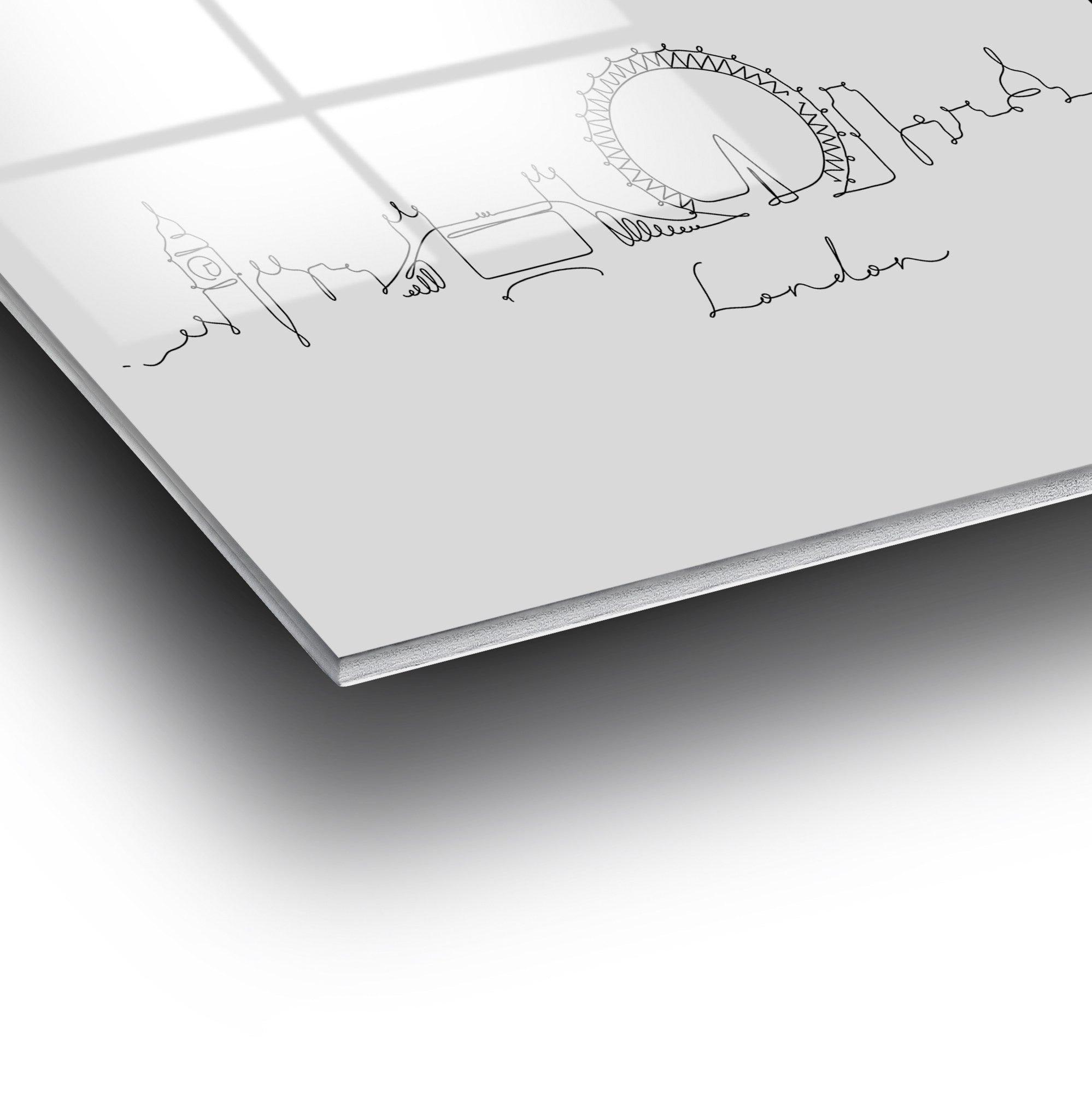 Quadro Decorativo em Vidro Temperado 4 mm UV-240 — 70 x 100 cm, Multicolor