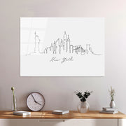 Quadro Decorativo em Vidro Temperado UV-241, Multicolor, 70 x 100 cm, 4 mm