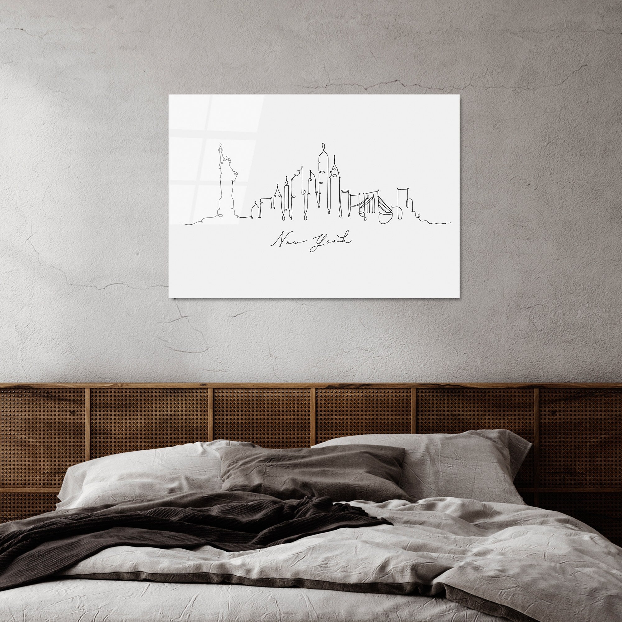 Quadro Decorativo em Vidro Temperado UV-241, Multicolor, 70 x 100 cm, 4 mm