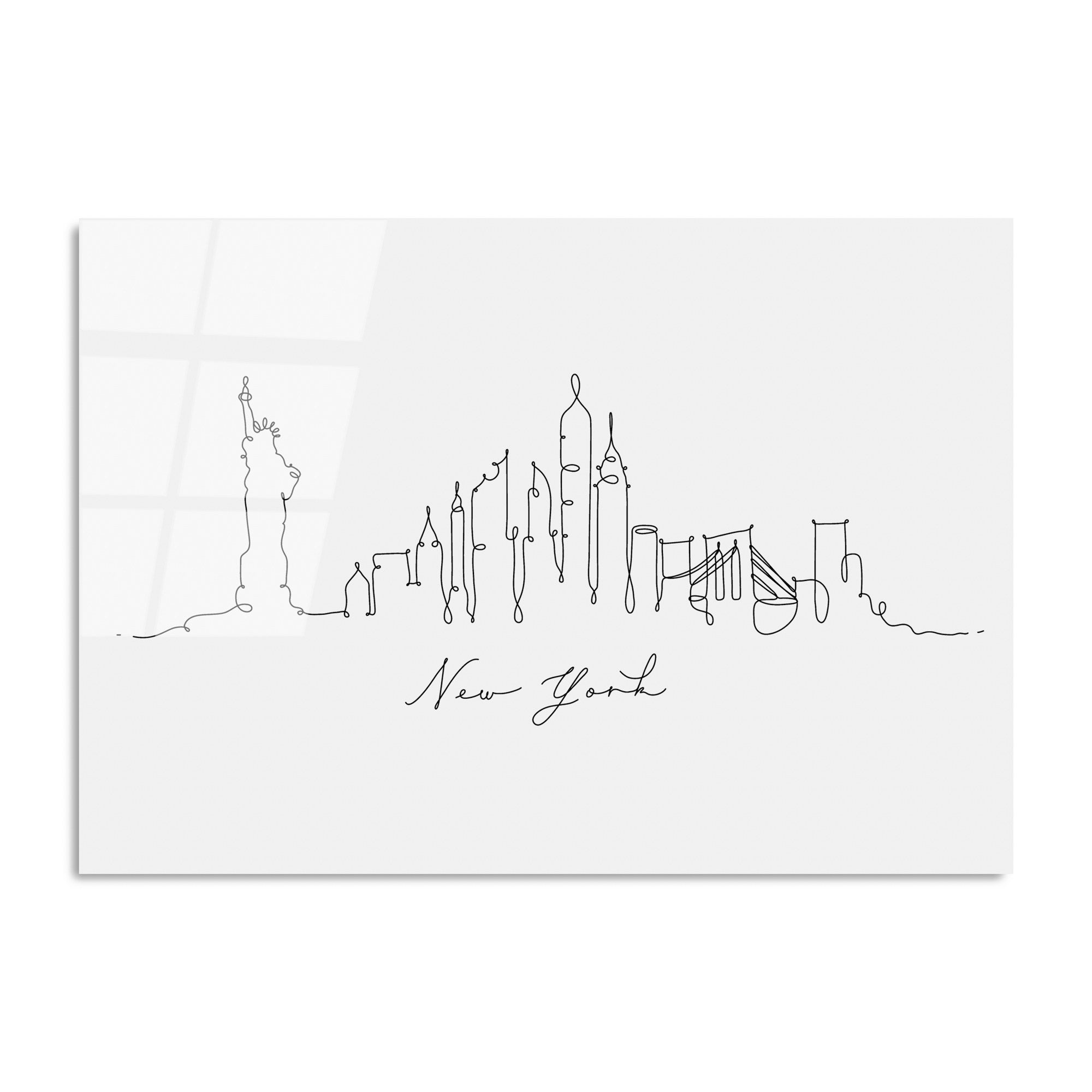 Quadro Decorativo em Vidro Temperado UV-241, Multicolor, 70 x 100 cm, 4 mm