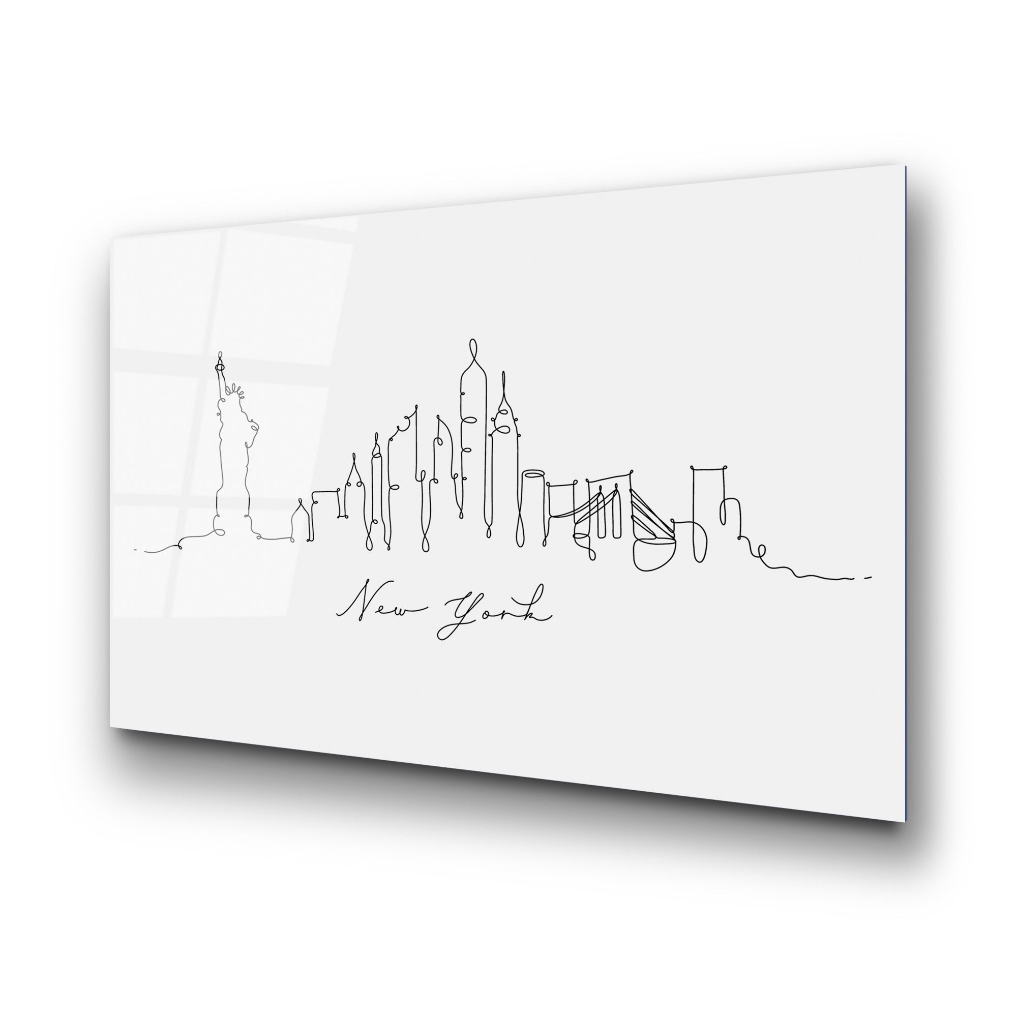 Quadro Decorativo em Vidro Temperado UV-241, Multicolor, 70 x 100 cm, 4 mm