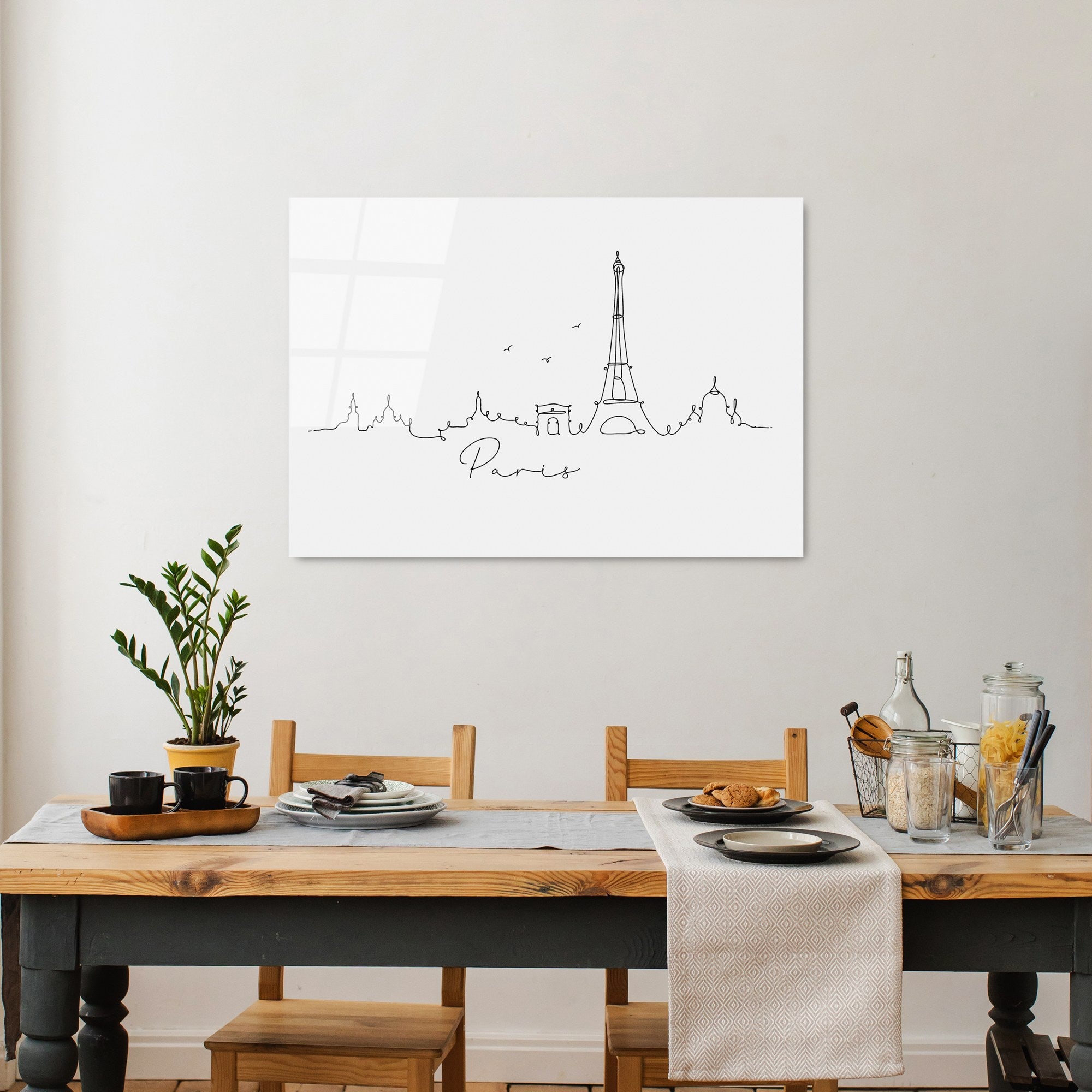 Quadro Decorativo em Vidro Temperado UV-242, Multicolor, 70 x 100 cm (4 mm)