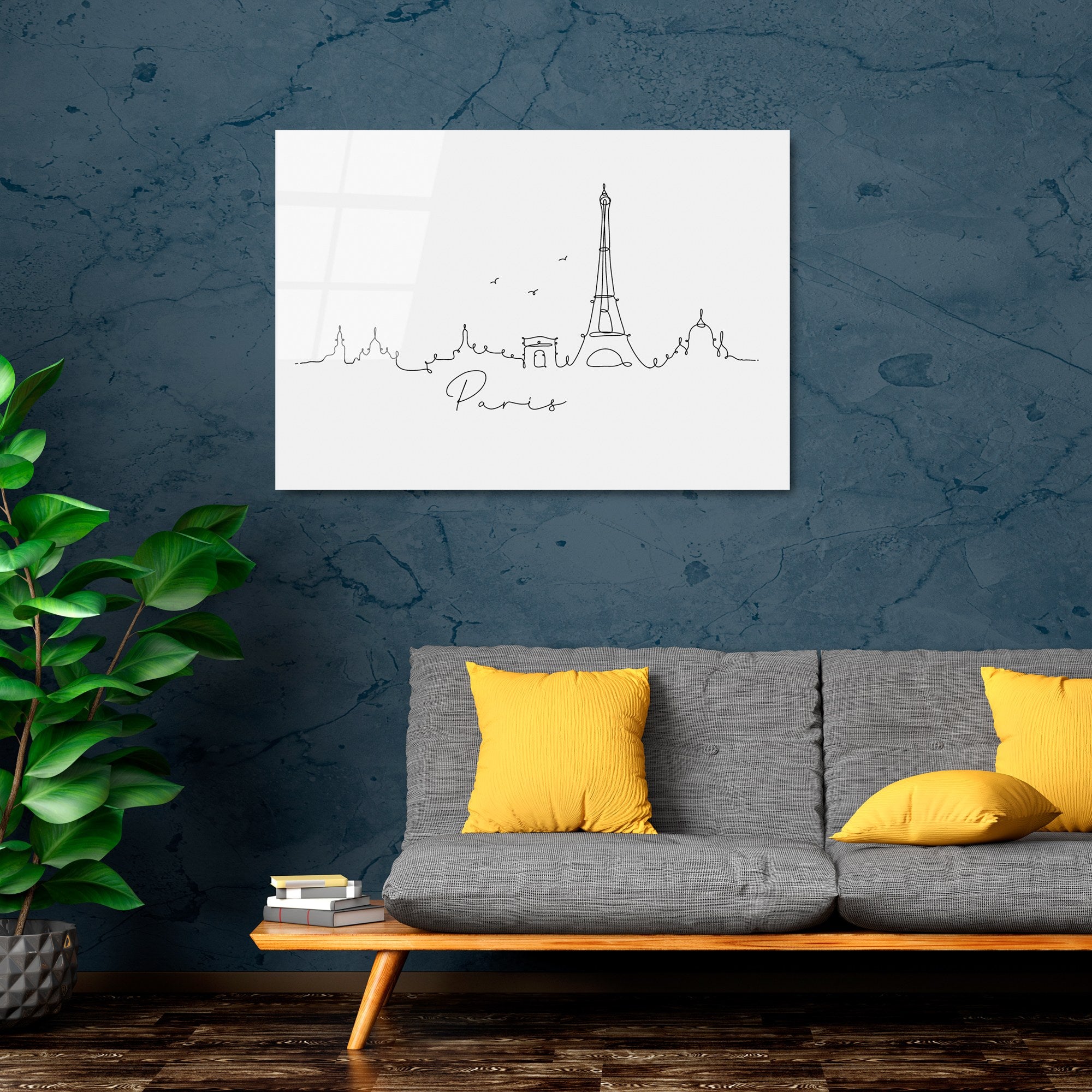 Quadro Decorativo em Vidro Temperado UV-242, Multicolor, 70 x 100 cm (4 mm)