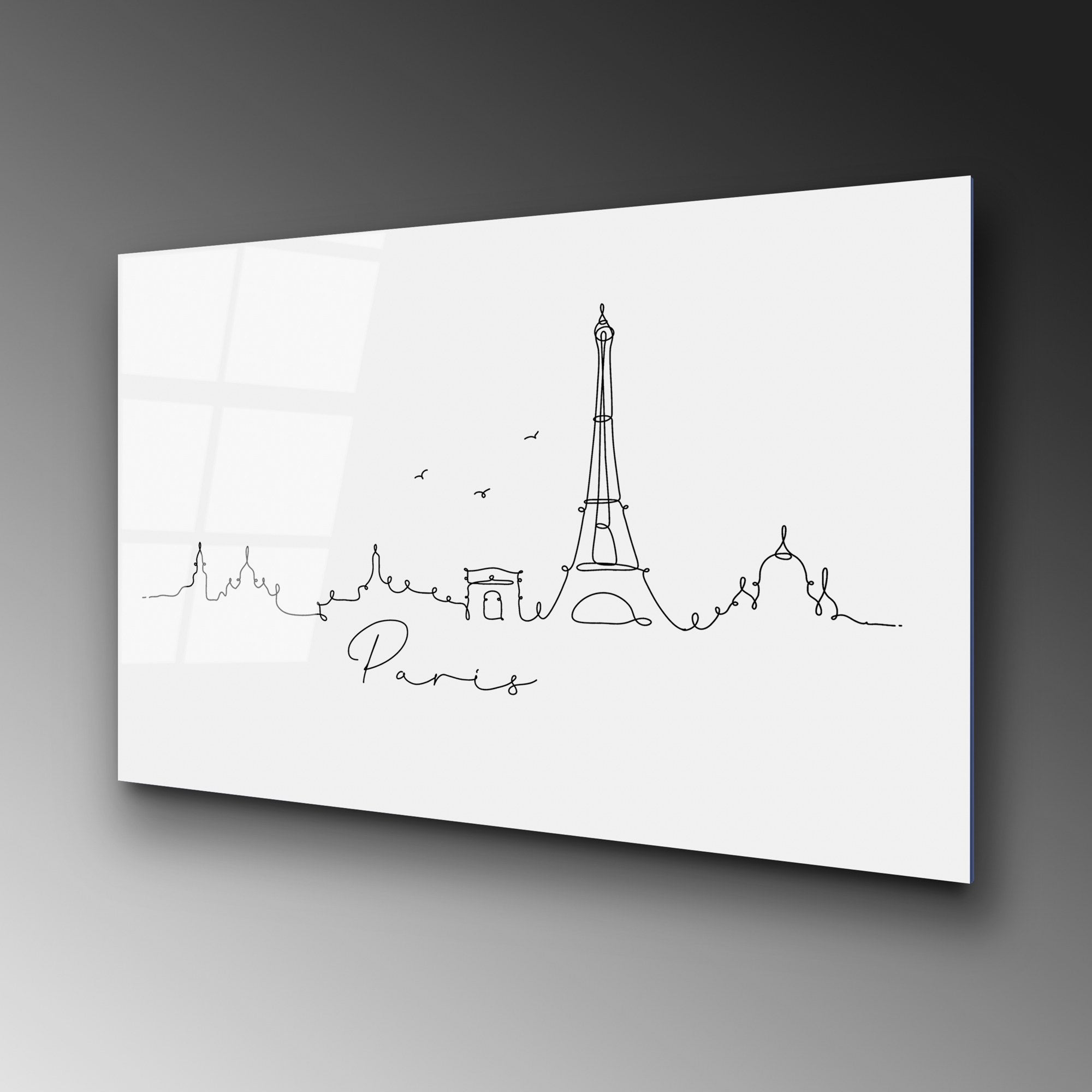 Quadro Decorativo em Vidro Temperado UV-242, Multicolor, 70 x 100 cm (4 mm)