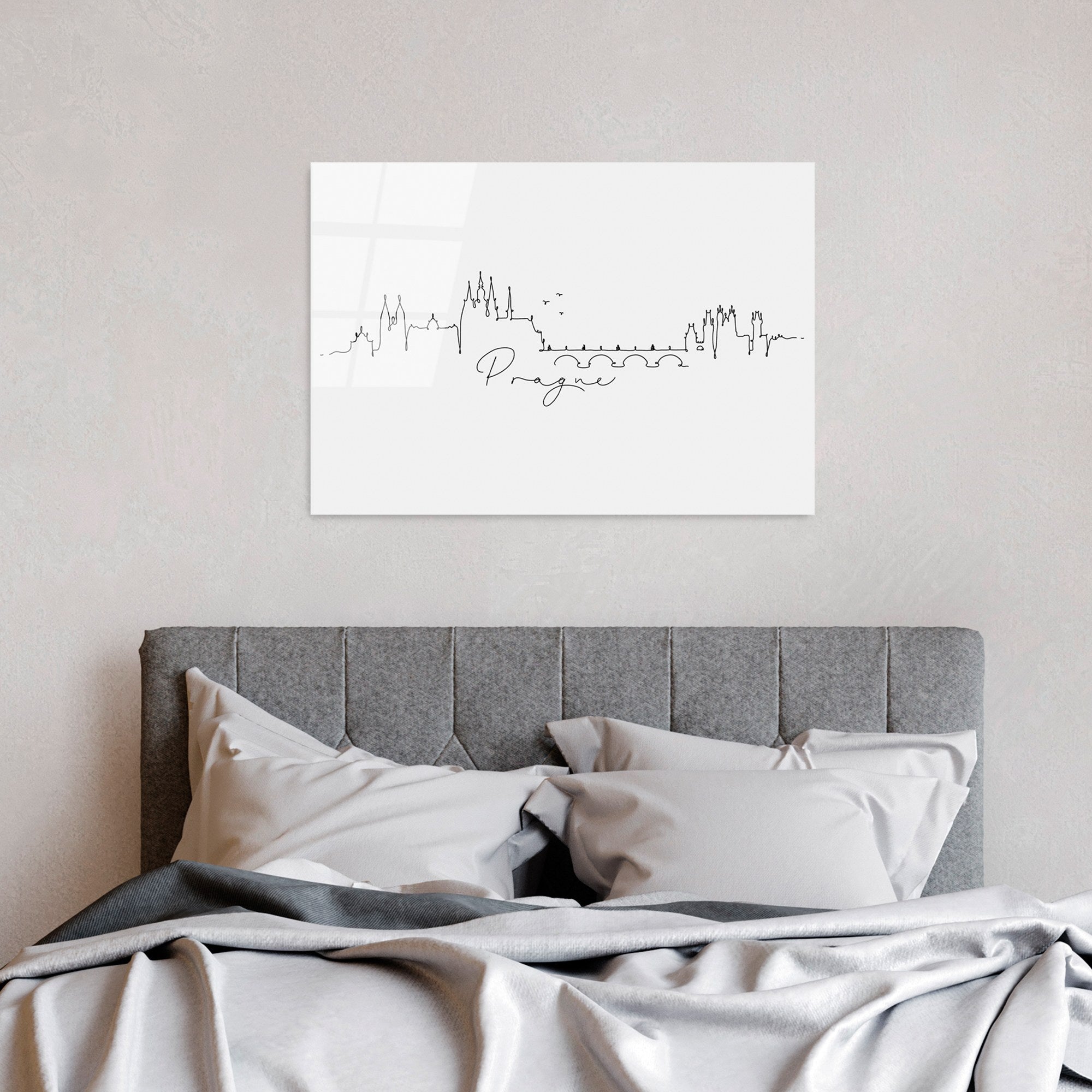 Quadro Decorativo em Vidro Temperado 70 x 100 cm Multicolor UV-243 (4 mm) | Ref. 123BZM1307