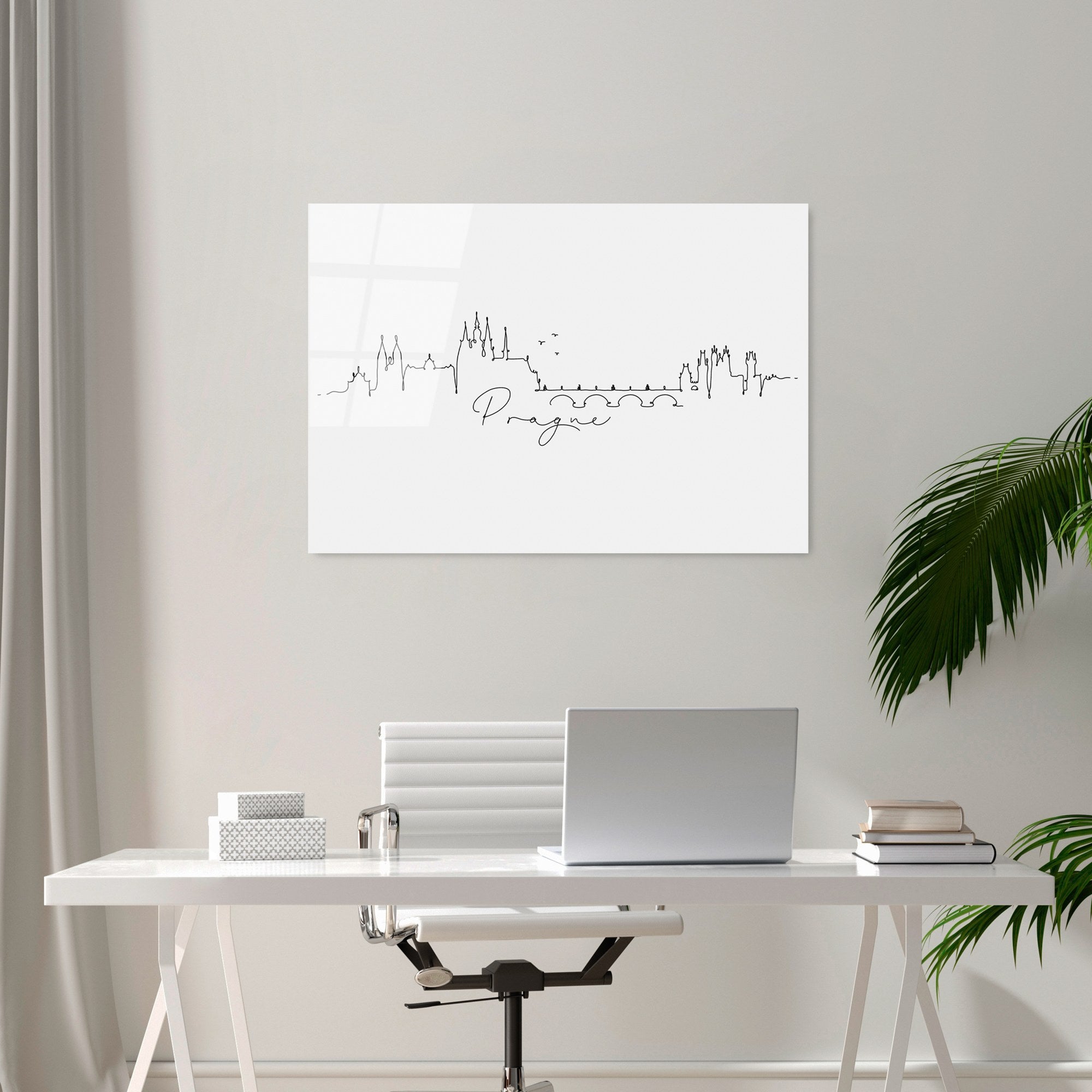 Quadro Decorativo em Vidro Temperado 70 x 100 cm Multicolor UV-243 (4 mm) | Ref. 123BZM1307