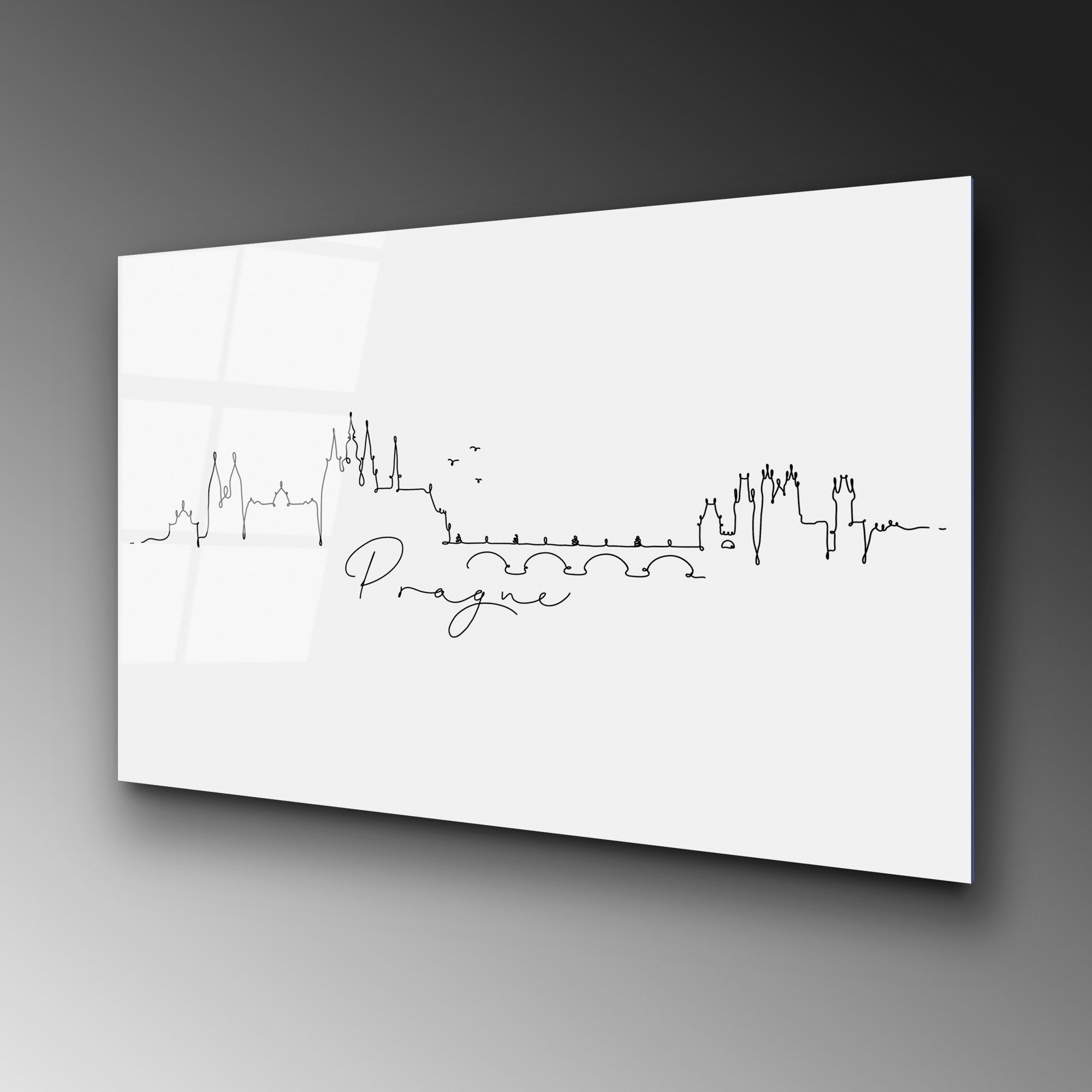 Quadro Decorativo em Vidro Temperado 70 x 100 cm Multicolor UV-243 (4 mm) | Ref. 123BZM1307