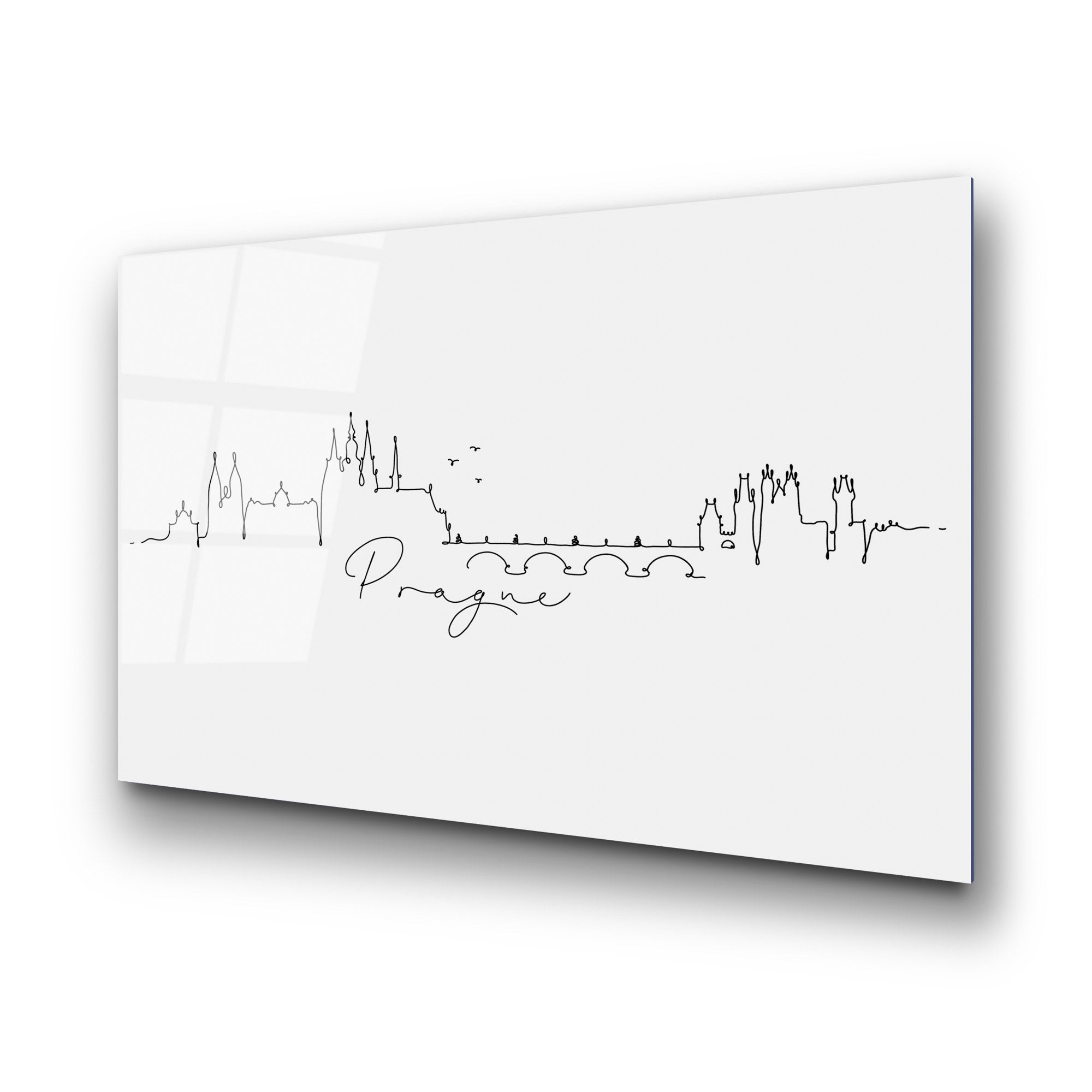 Quadro Decorativo em Vidro Temperado 70 x 100 cm Multicolor UV-243 (4 mm) | Ref. 123BZM1307