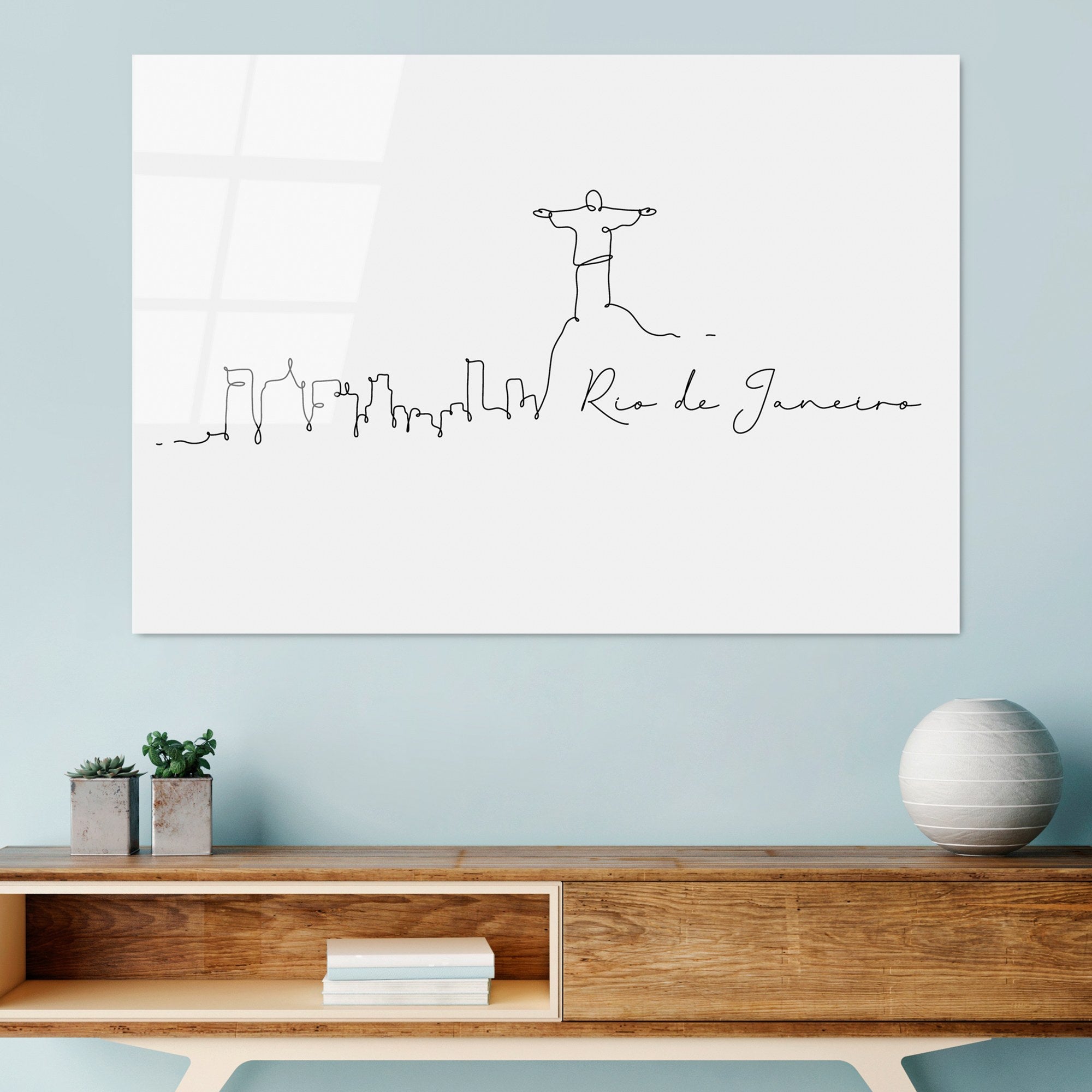 Quadro Decorativo em Vidro Temperado UV-244, 70 x 100 cm, Multicolor, 4 mm (123BZM1308)