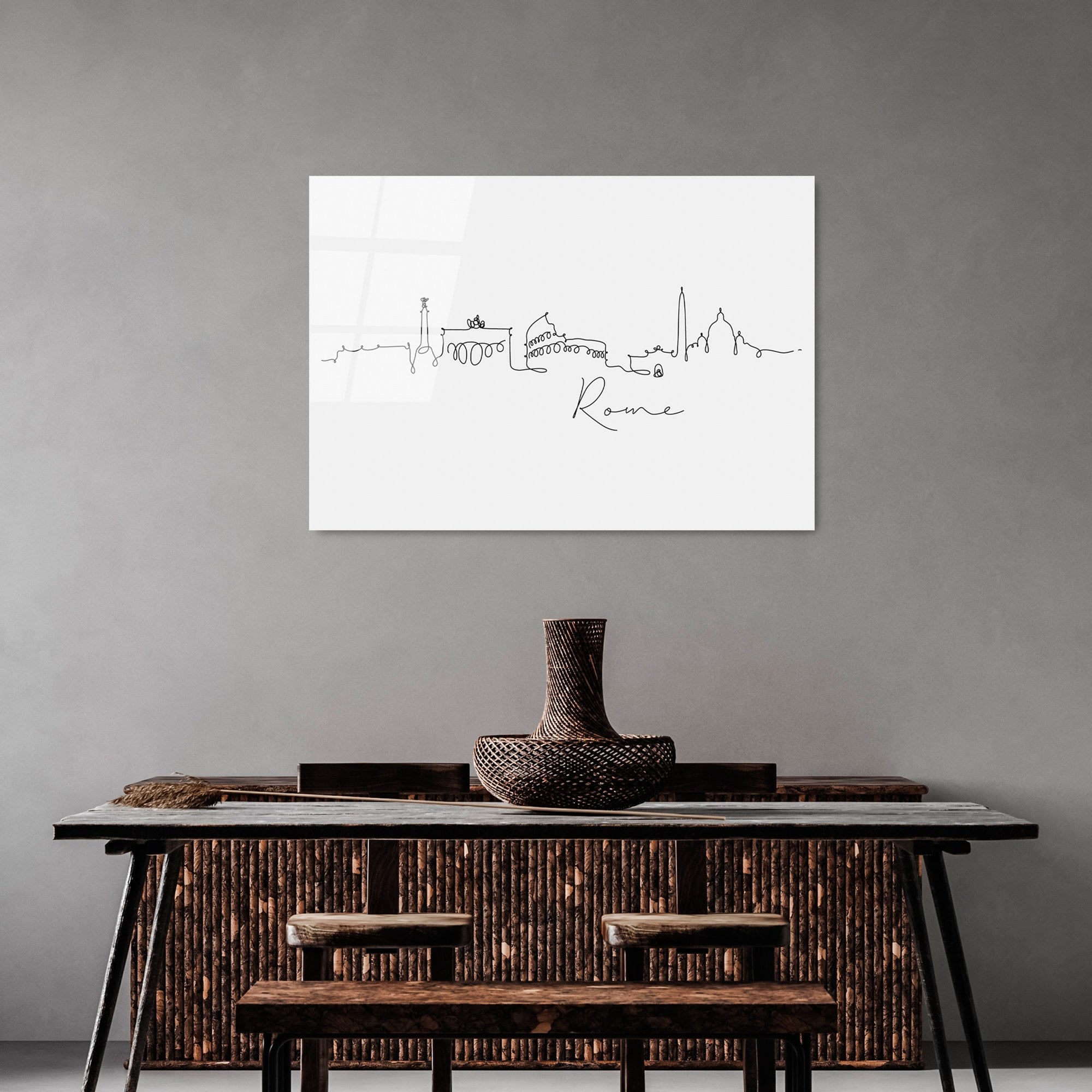 Quadro Decorativo em Vidro Temperado 4 mm 70x100 cm Multicolor | UV-245 (123BZM1309)