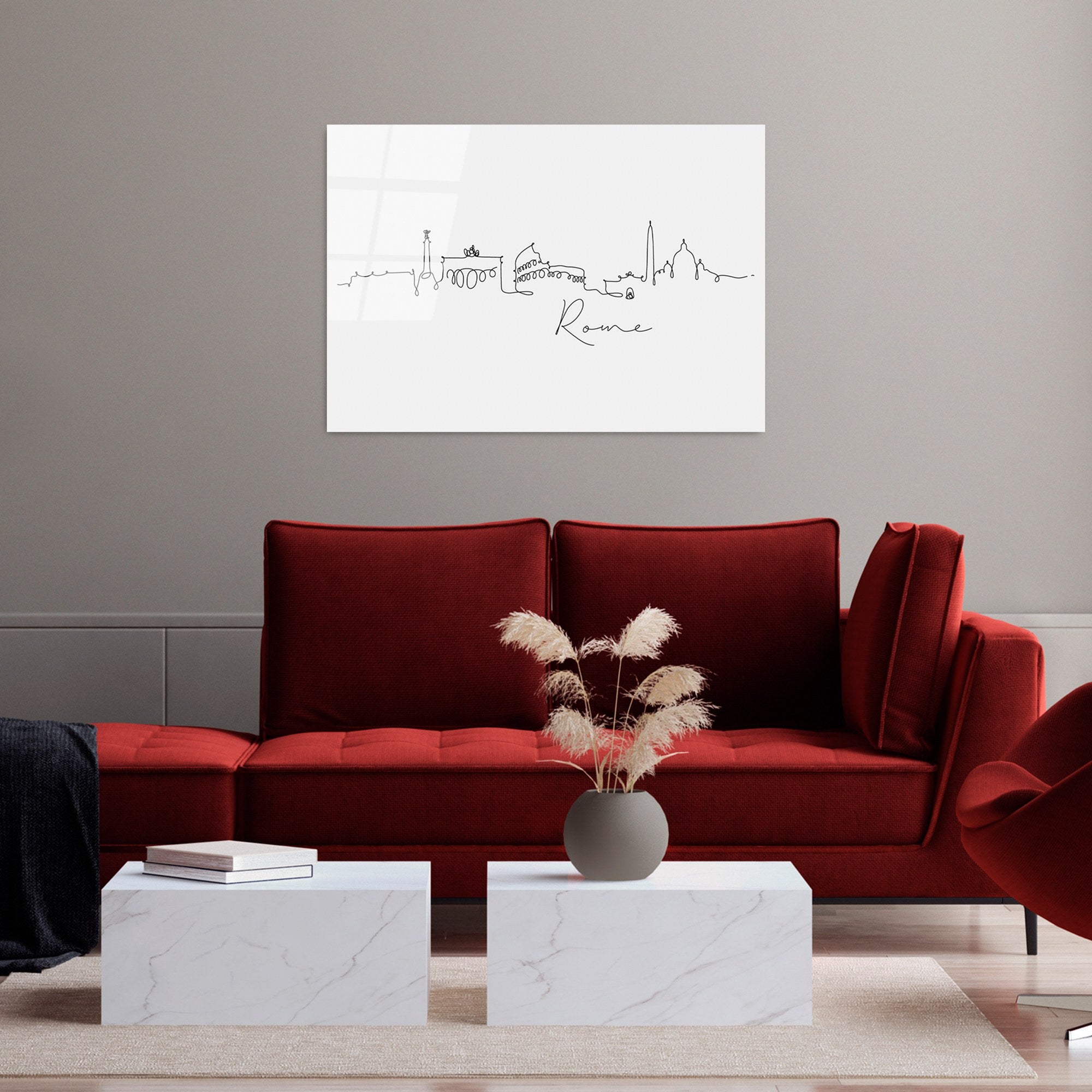 Quadro Decorativo em Vidro Temperado 4 mm 70x100 cm Multicolor | UV-245 (123BZM1309)