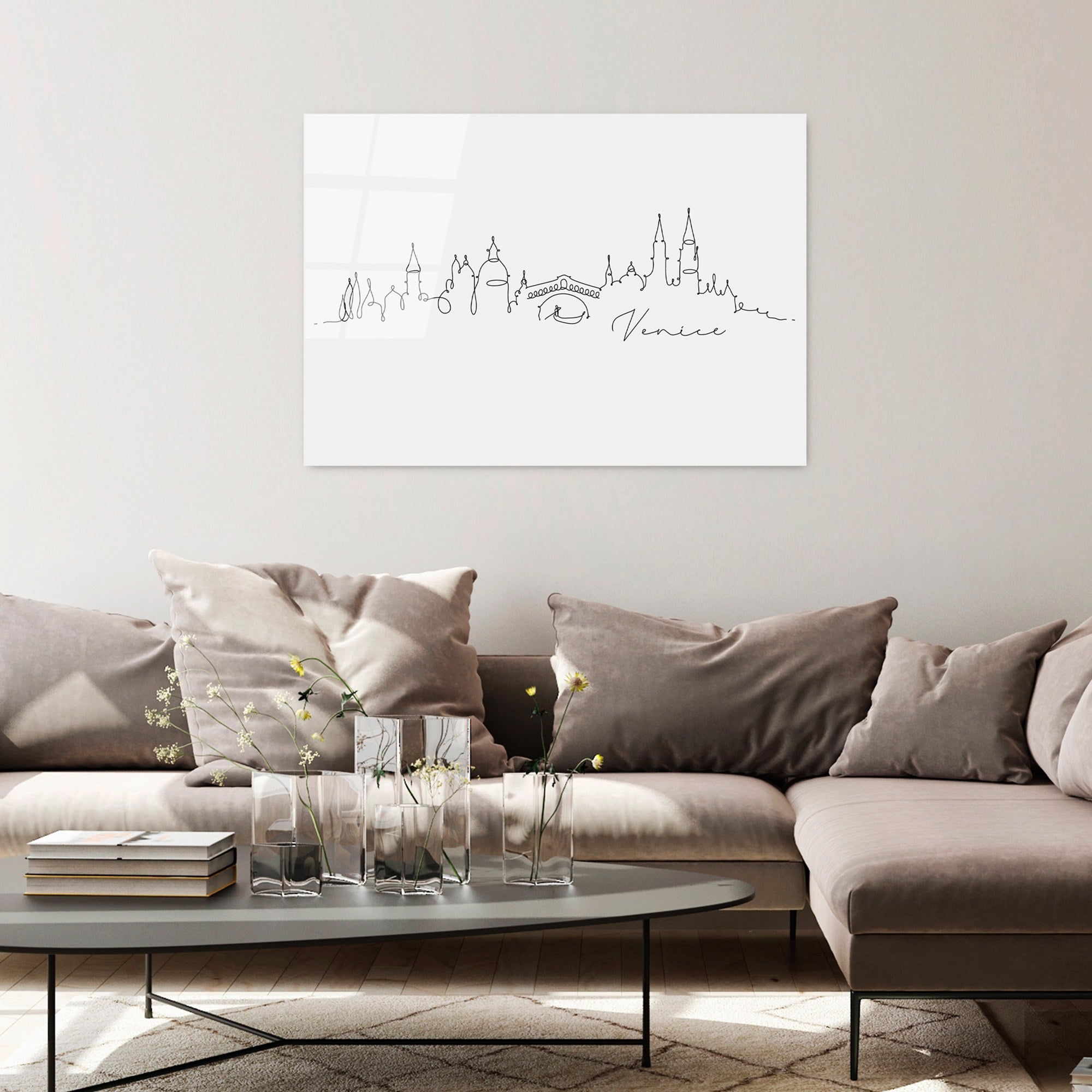 Quadro Decorativo em Vidro Temperado UV-246, 70 x 100 cm, Multicolor (4 mm)