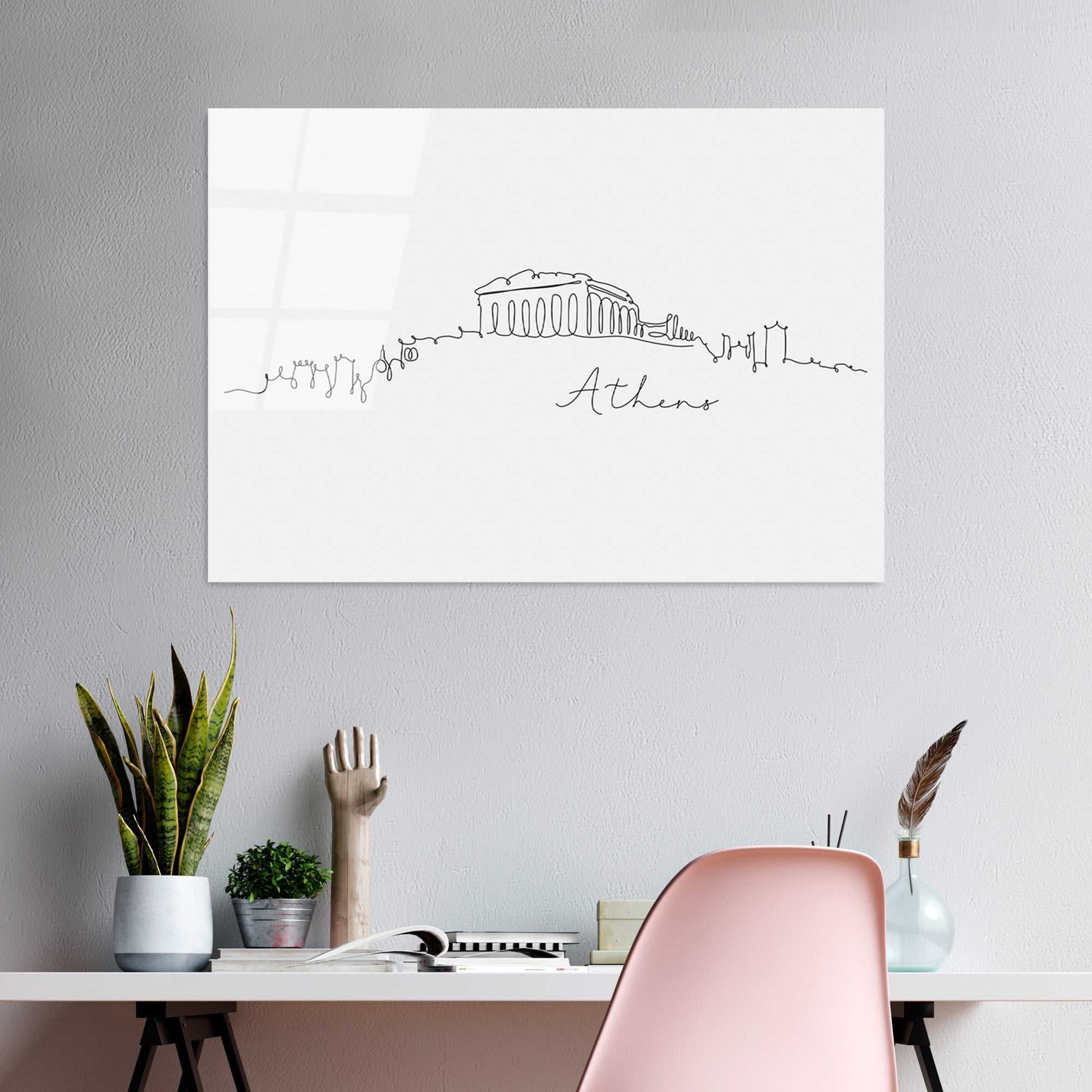 Quadro Decorativo em Vidro Temperado UV-247 (70 x 100 cm) – Multicolor, 4 mm