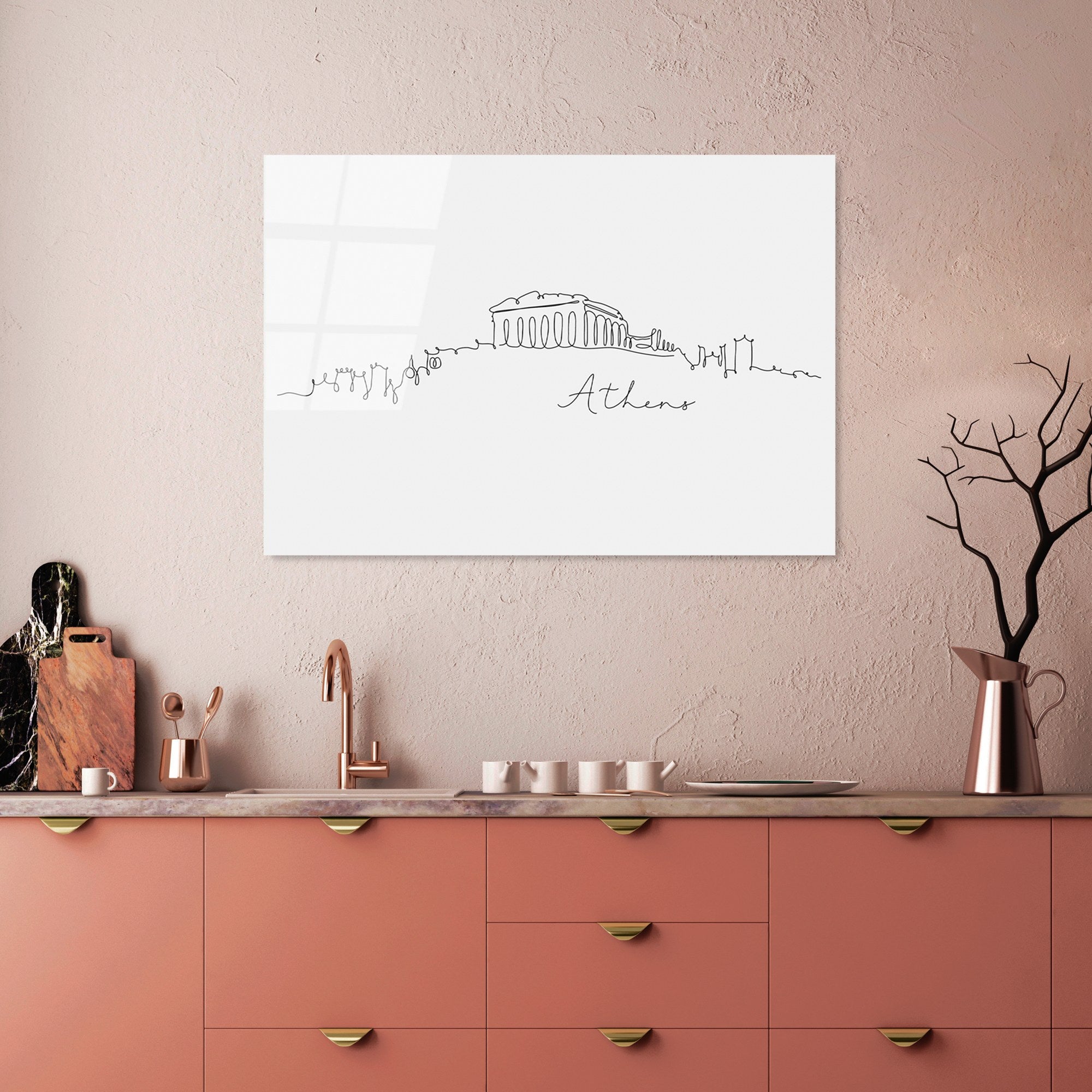 Quadro Decorativo em Vidro Temperado UV-247 (70 x 100 cm) – Multicolor, 4 mm