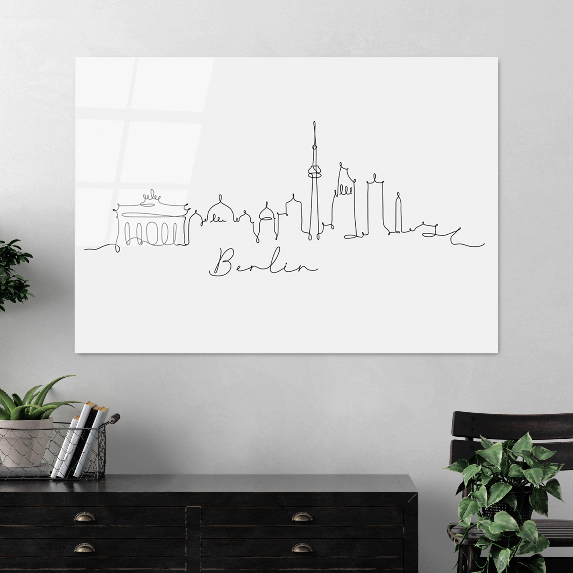 Quadro Decorativo em Vidro Temperado UV-248, Multicolor, 70 x 100 cm (4 mm)