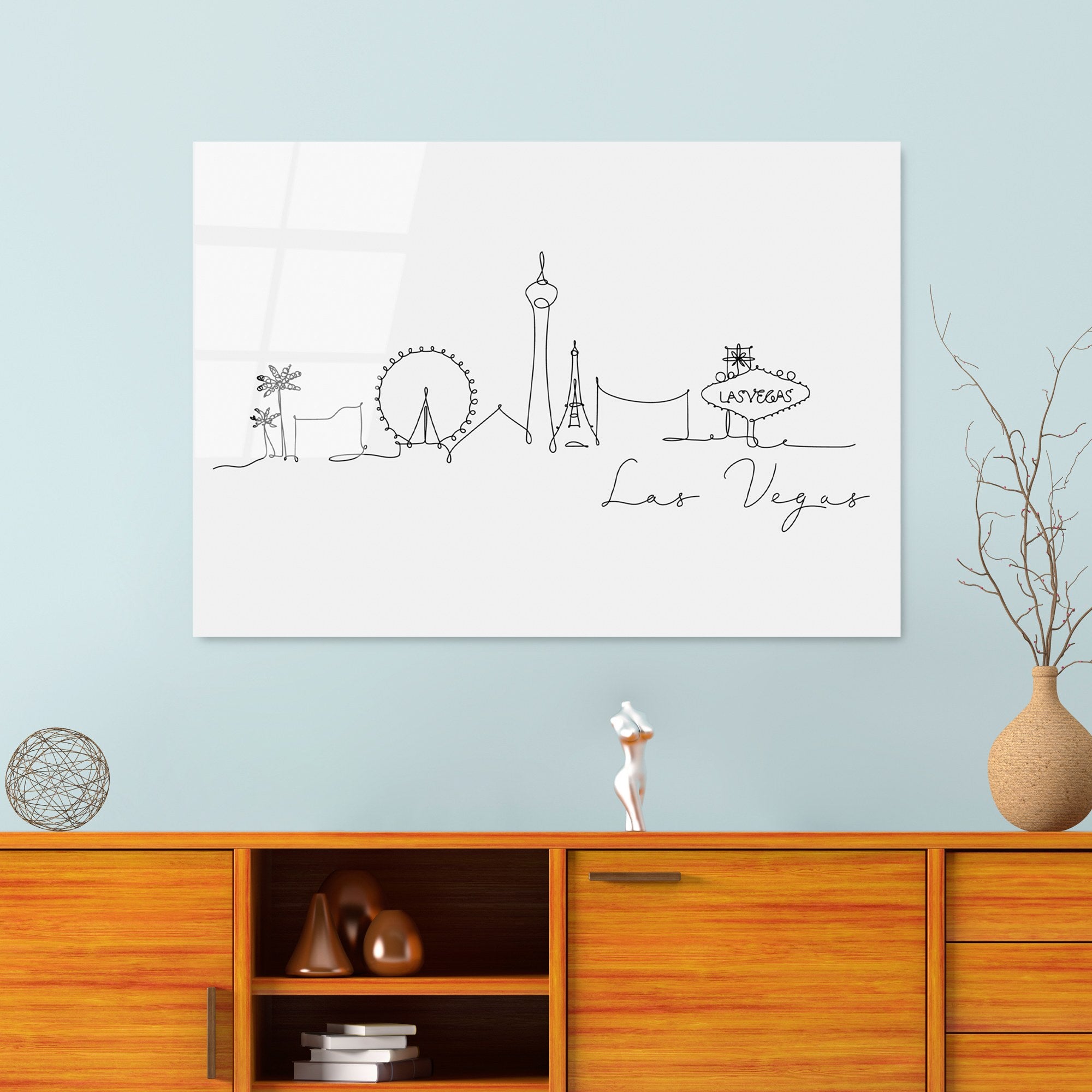 Quadro Decorativo em Vidro Temperado UV-250, 70 x 100 cm, Multicolor, 4 mm