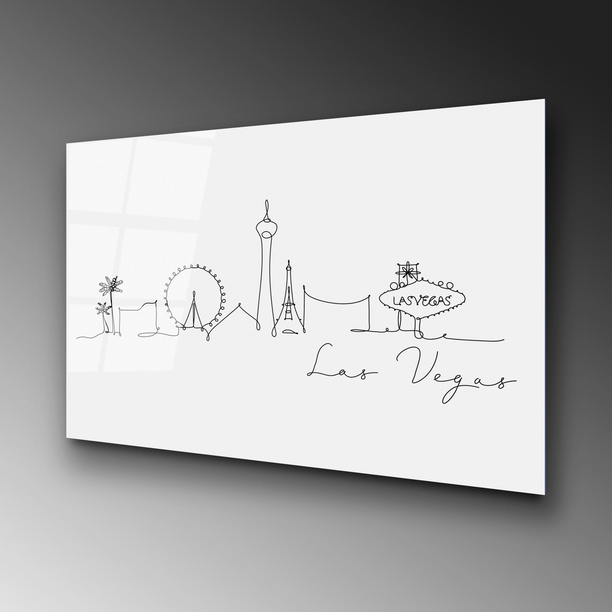 Quadro Decorativo em Vidro Temperado UV-250, 70 x 100 cm, Multicolor, 4 mm