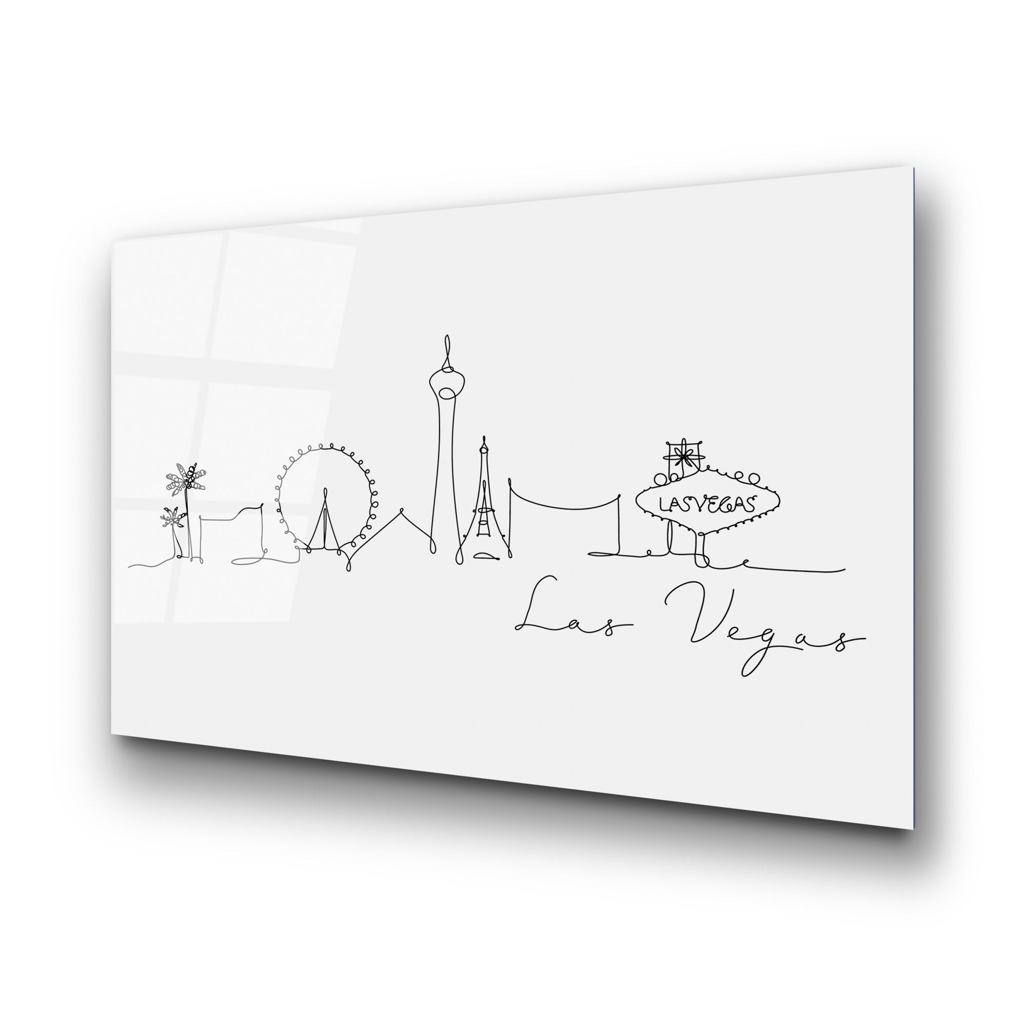 Quadro Decorativo em Vidro Temperado UV-250, 70 x 100 cm, Multicolor, 4 mm