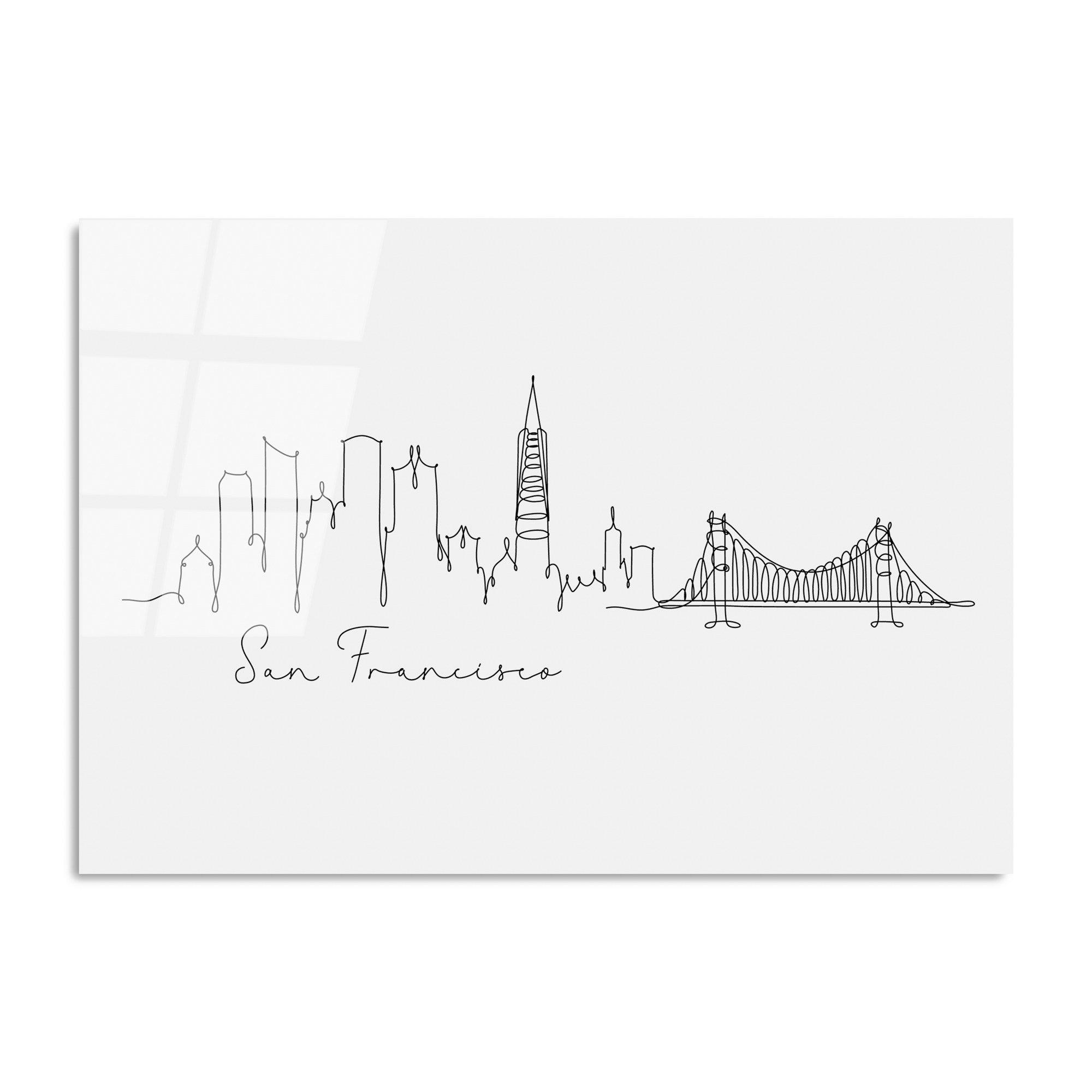 Quadro Decorativo em Vidro 100% Temperado UV-251, Multicolor, 70 x 100 cm (4 mm)