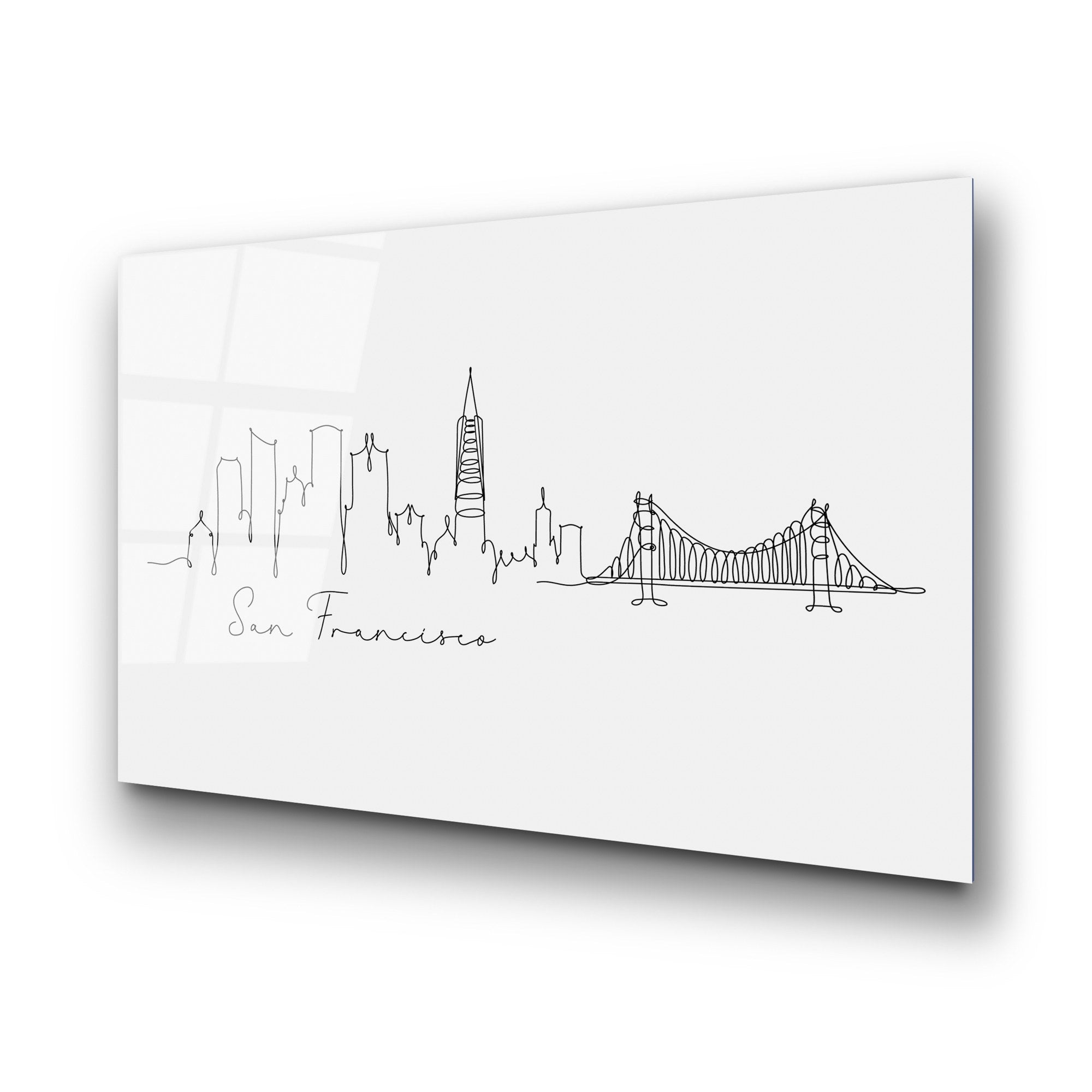 Quadro Decorativo em Vidro 100% Temperado UV-251, Multicolor, 70 x 100 cm (4 mm)