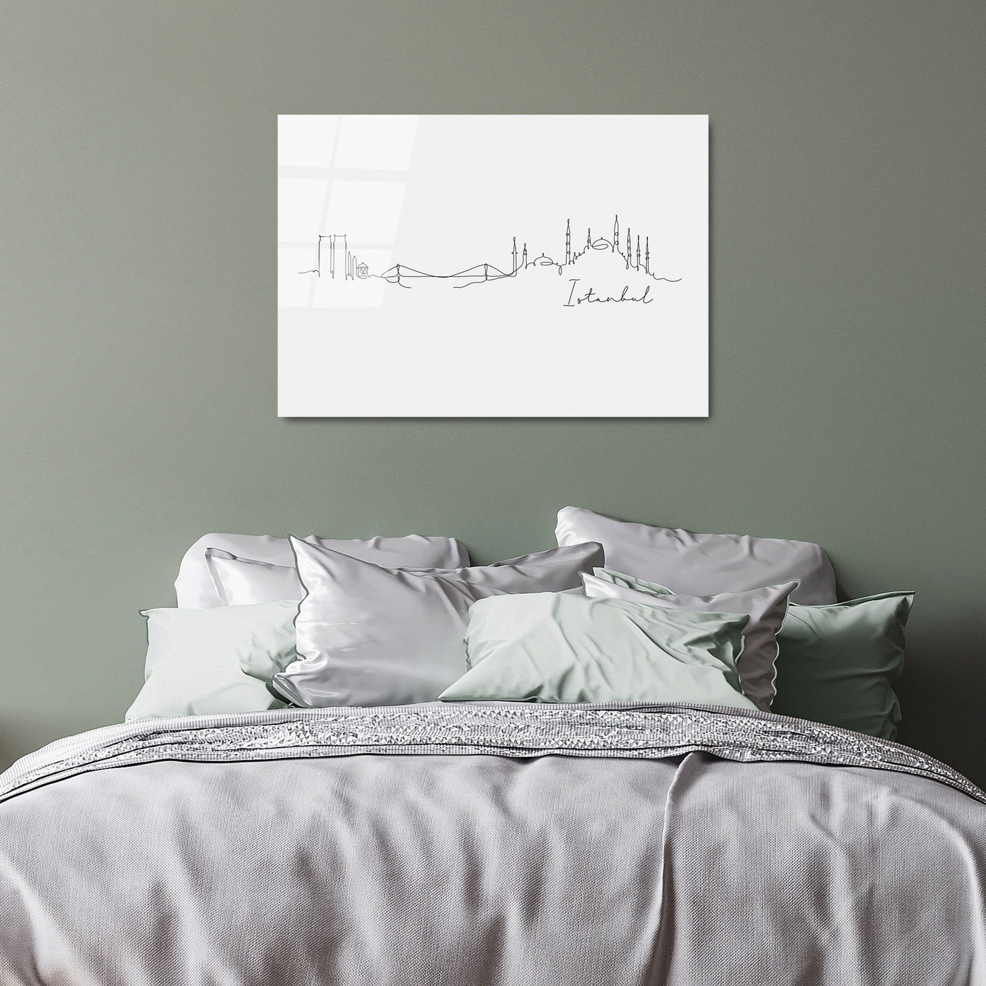 Quadro Decorativo em Vidro Temperado UV-252, Multicolor, 70 x 100 cm (4 mm)