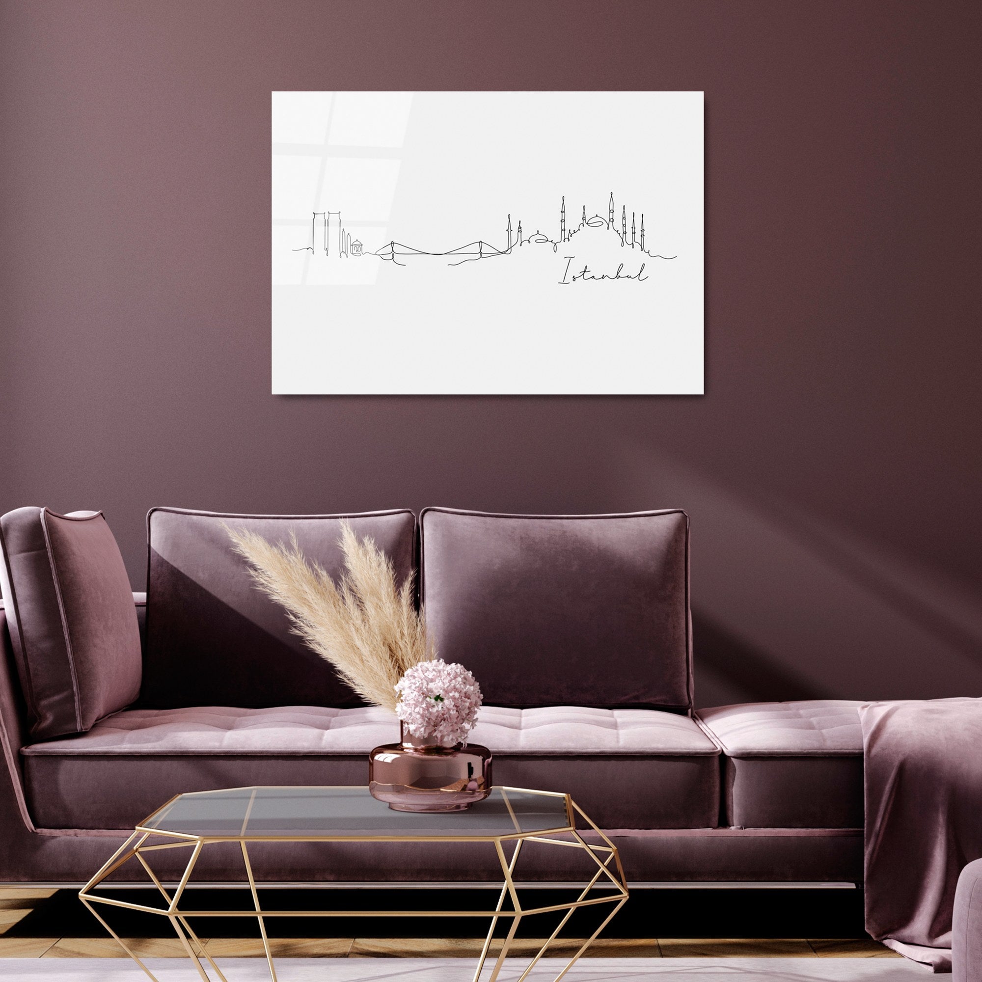 Quadro Decorativo em Vidro Temperado UV-252, Multicolor, 70 x 100 cm (4 mm)