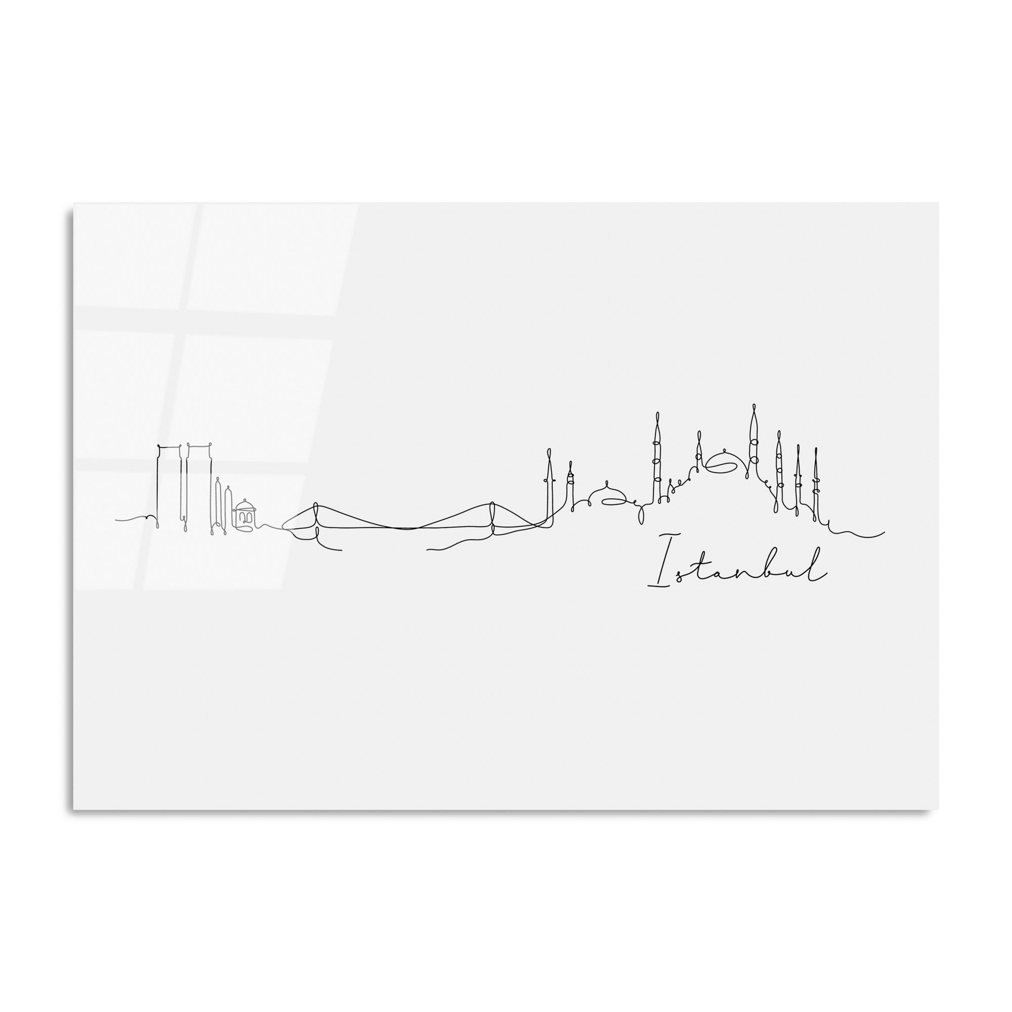 Quadro Decorativo em Vidro Temperado UV-252, Multicolor, 70 x 100 cm (4 mm)